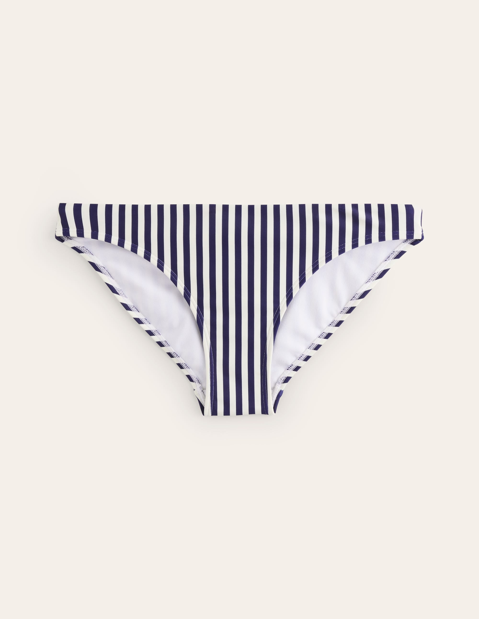 Classic Bikini Bottoms-Navy, Ivory Stripe - Image 5