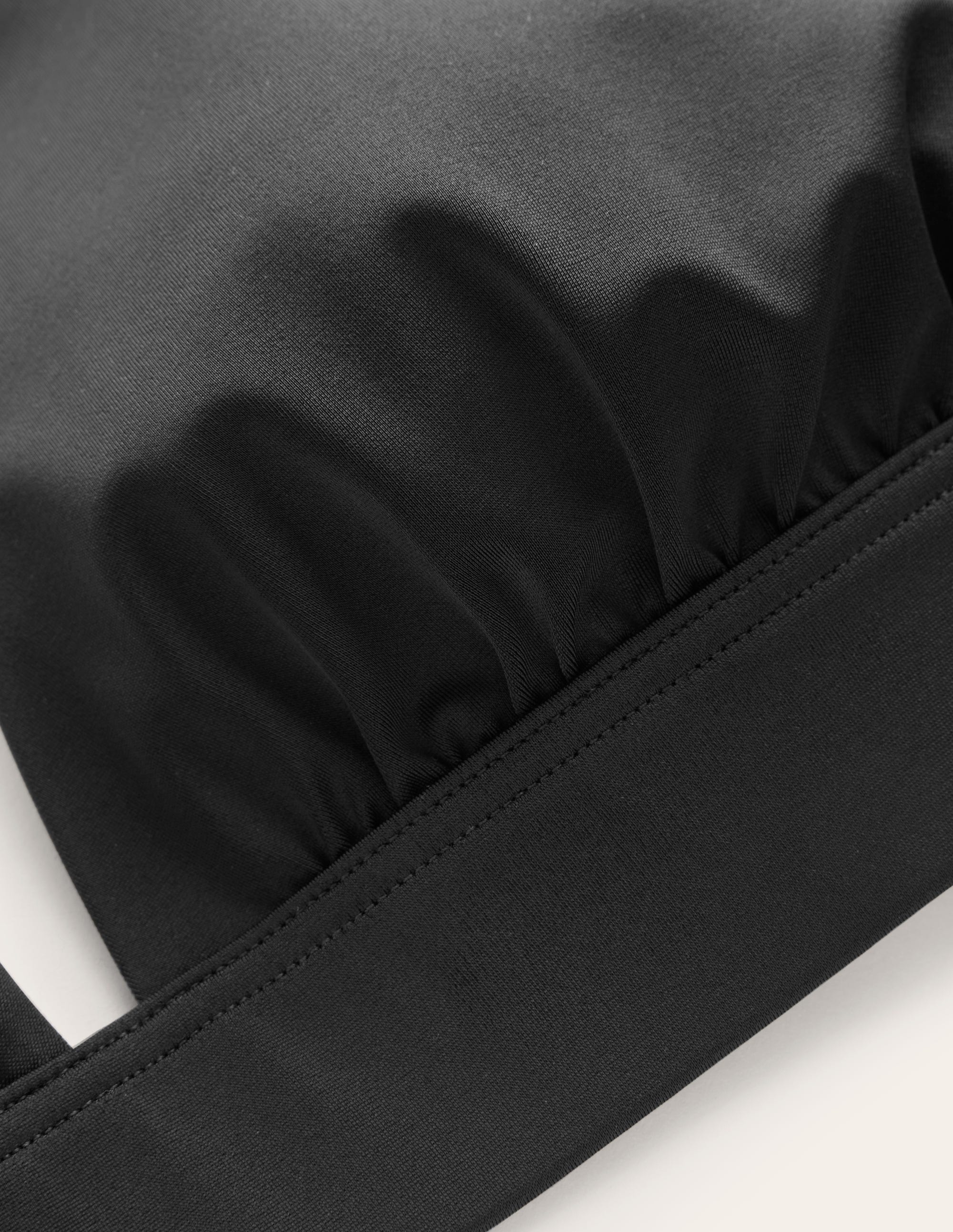 Merano Deep V-neck Bikini Top-Black - Image 6