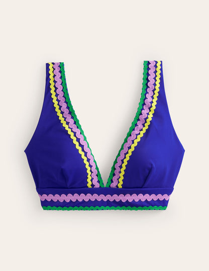 Ingear Rik Rak Rik Rak Bikini Top-Surf the Web Blue | Boden AU