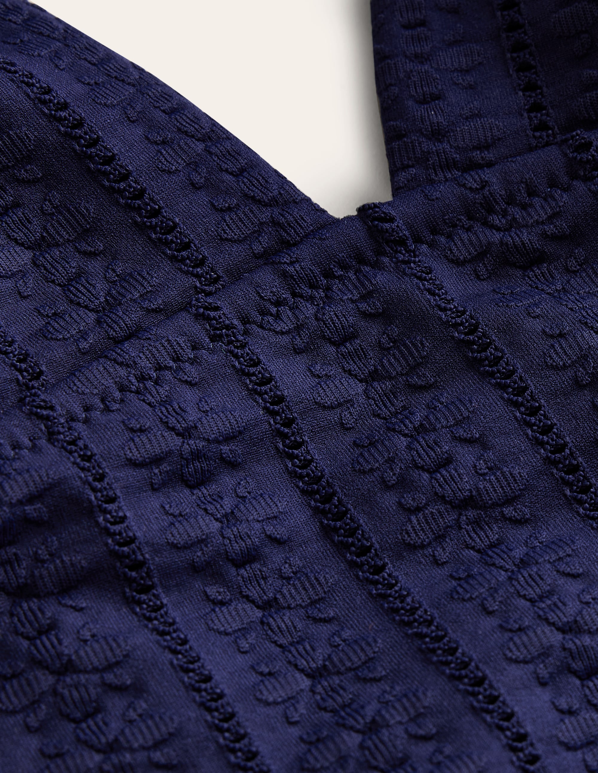 Symi String Swimsuit-Navy Floral Texture - Image 6