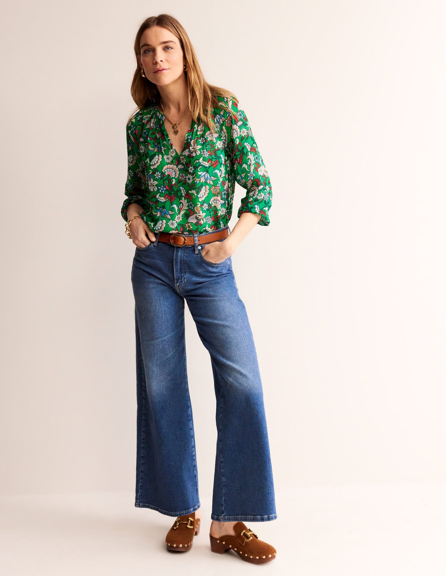 Grace Top-Green, Botanical Bunch