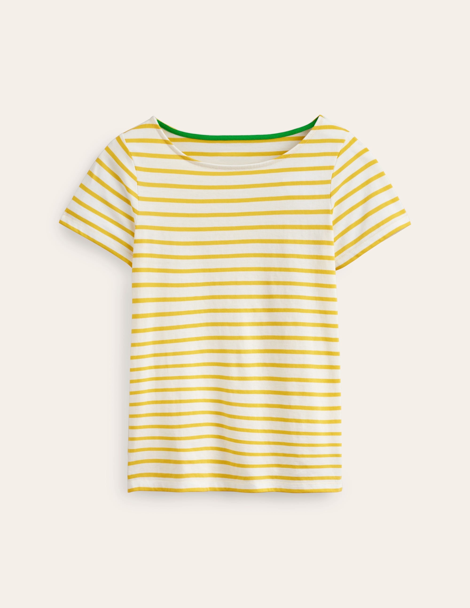 Ella Short Sleeve Breton-Ivory, Passion Fruit - Image 5