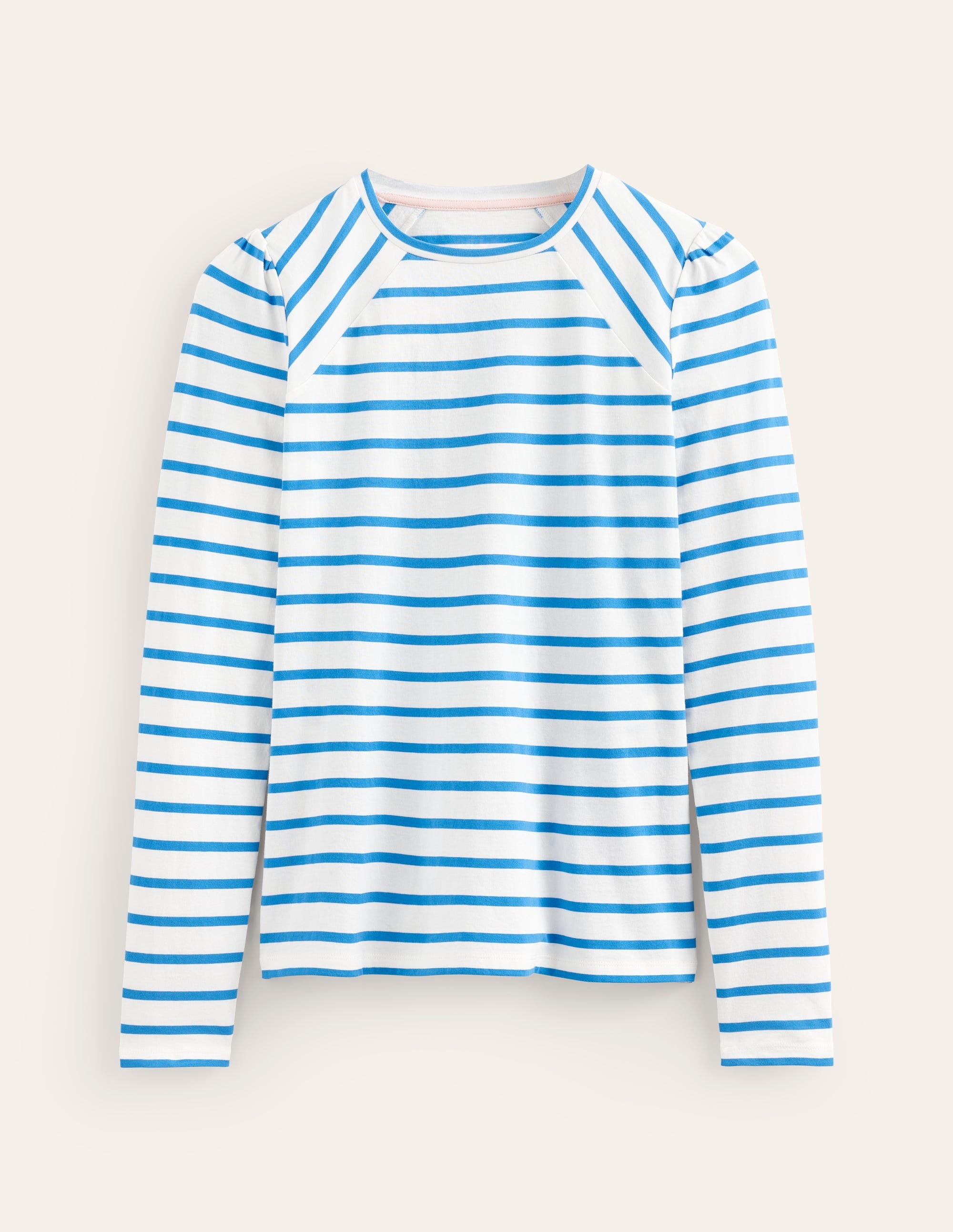 Arabella Stripe T-Shirt-Brilliant Blue - Image 5