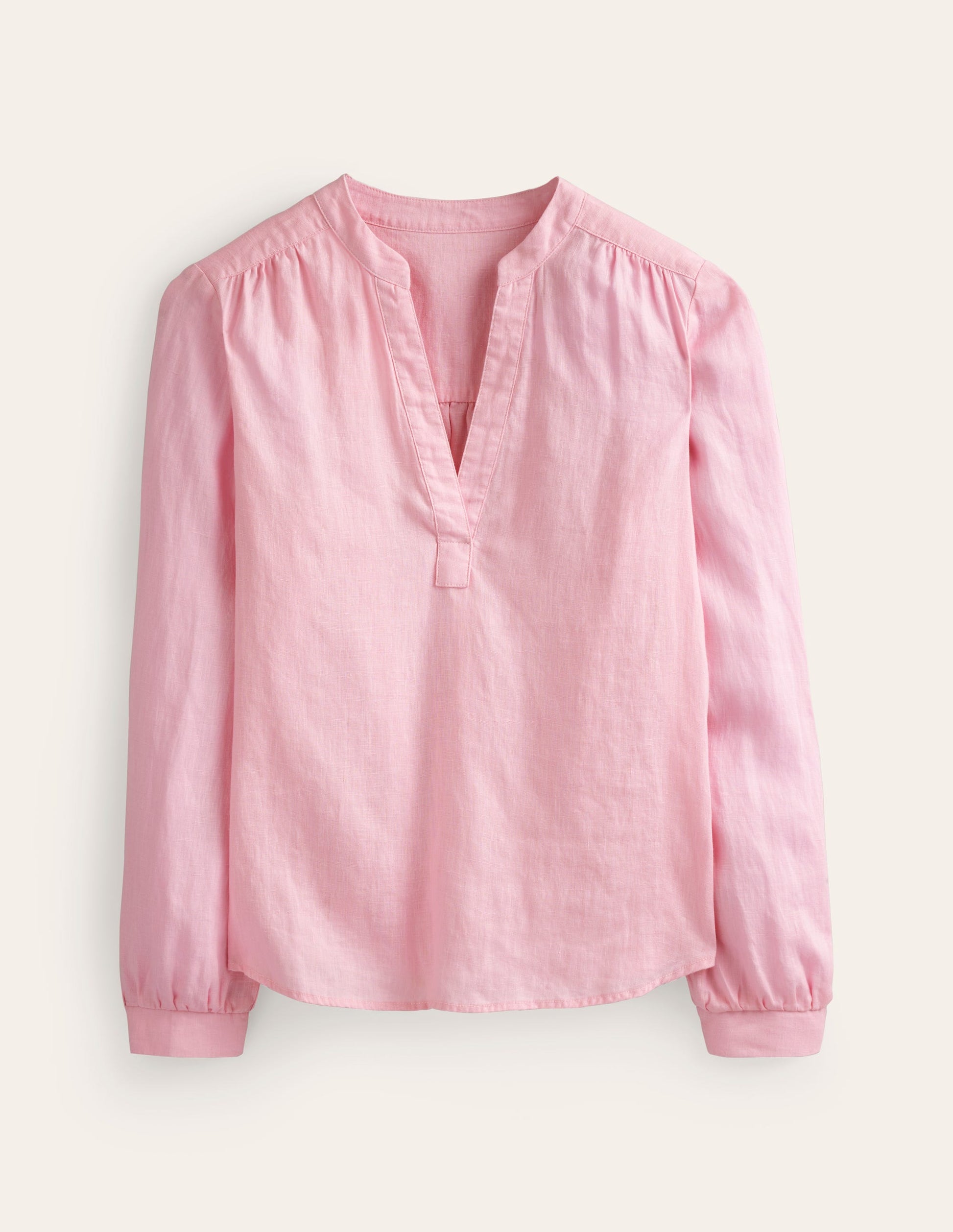 Alice Linen Top-Orchid Pink-6