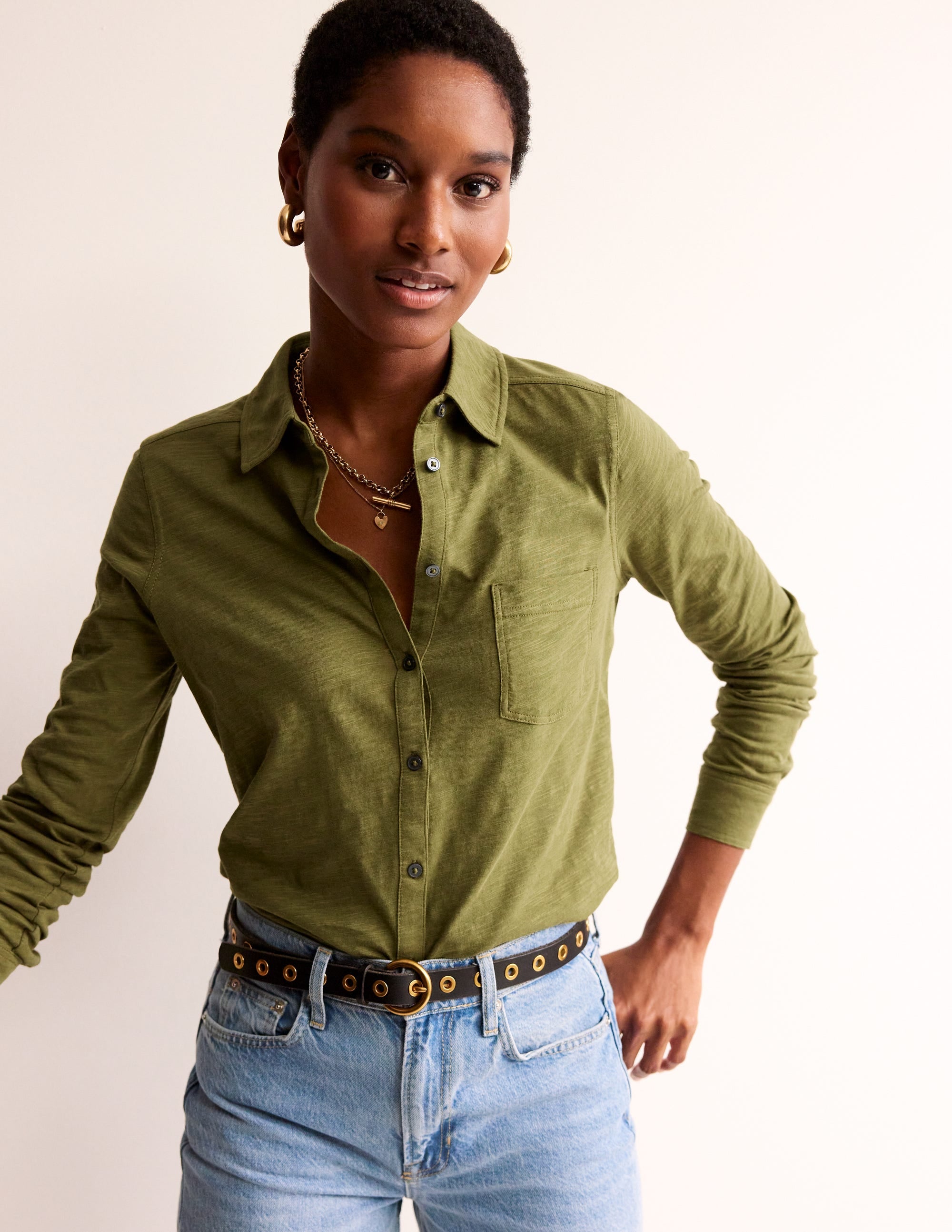 Amelia Jersey Shirt-Mayfly - Image 1