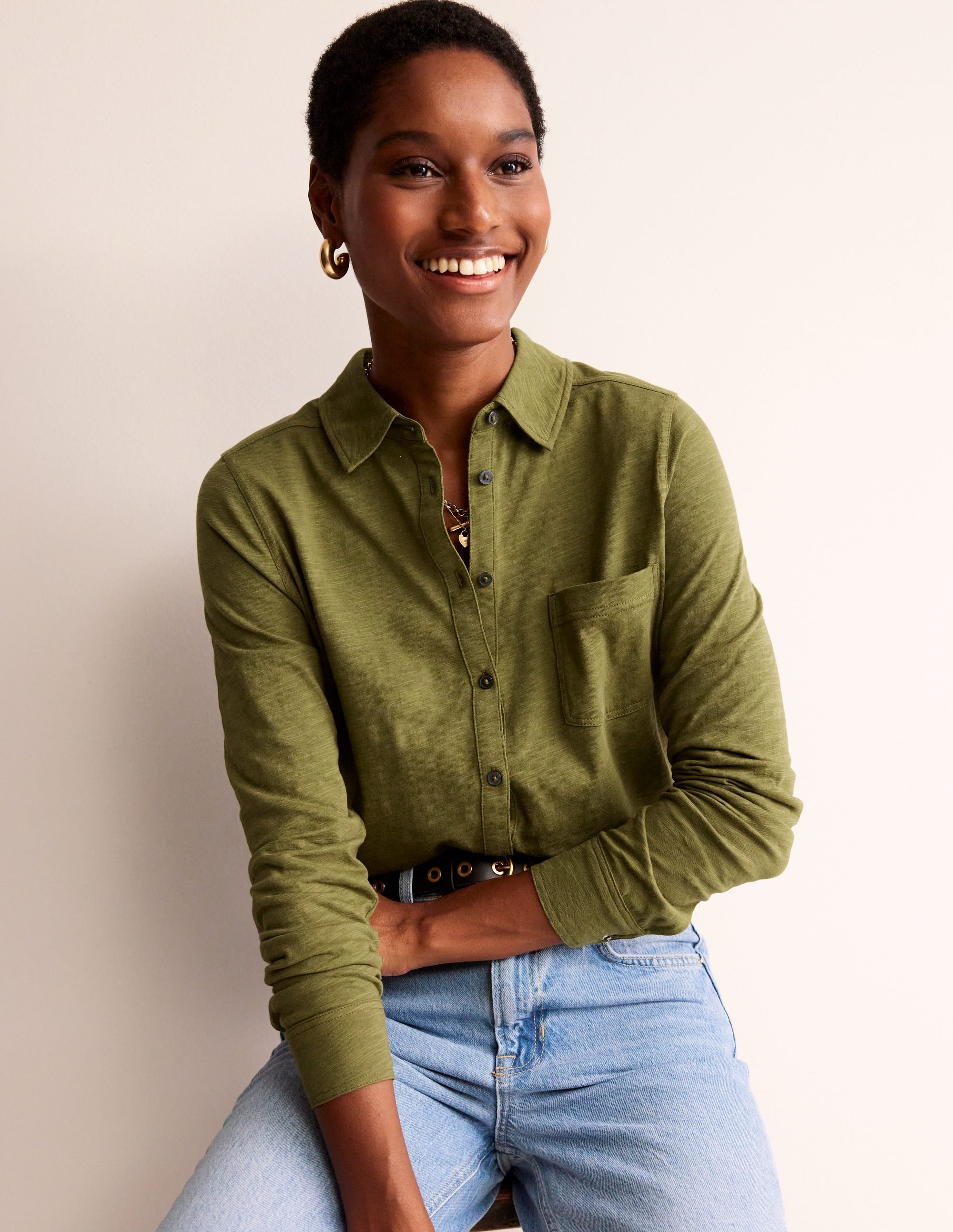 Amelia Jersey Shirt-Mayfly - Image 4