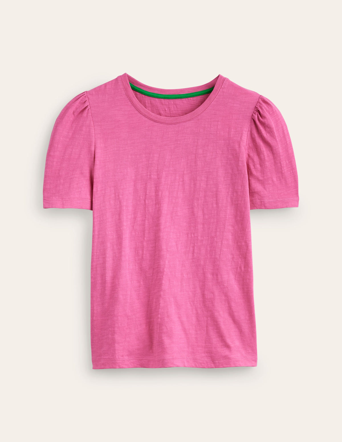 Cotton Puff Sleeve T-Shirt-Sangria Sunset - Image 6