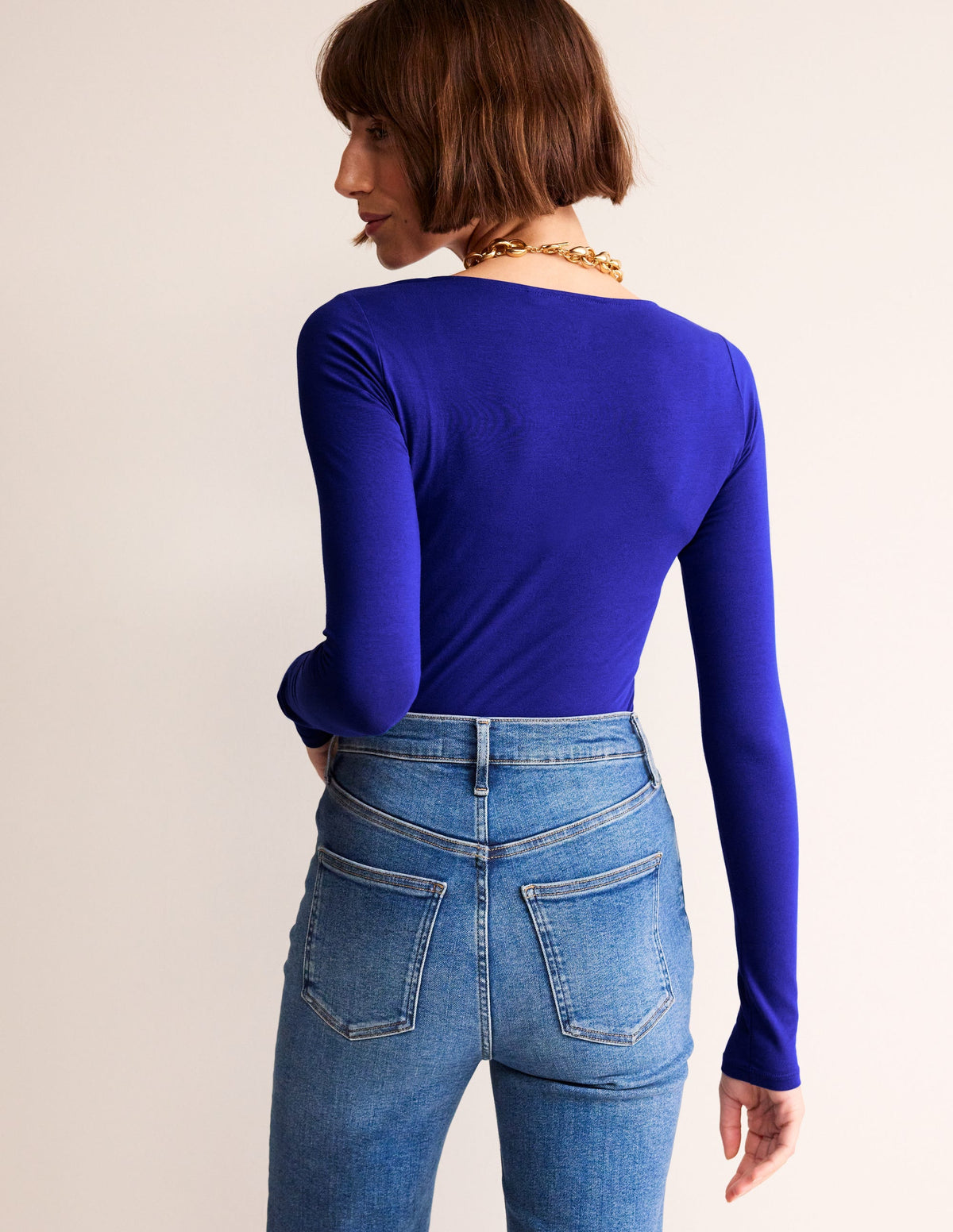 Double Layer Scoop Long Sleeve-Surf the Web-3