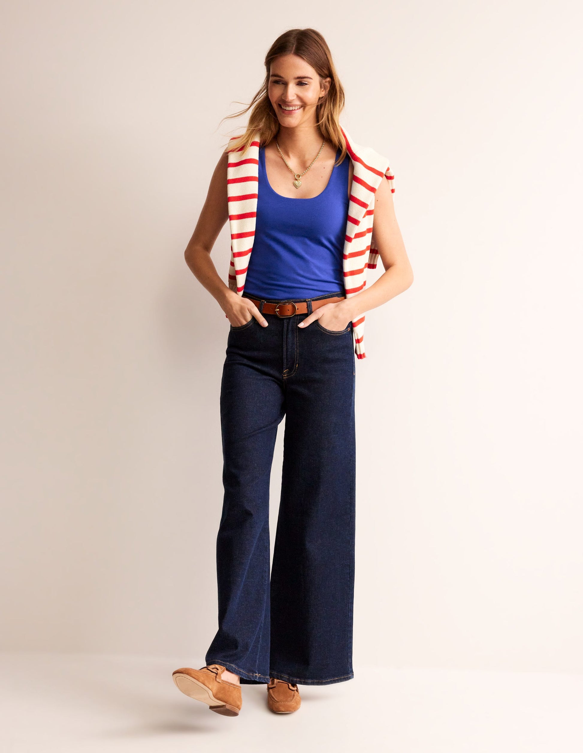Double Layer Scoop Neck Vest-Surf the Web-4