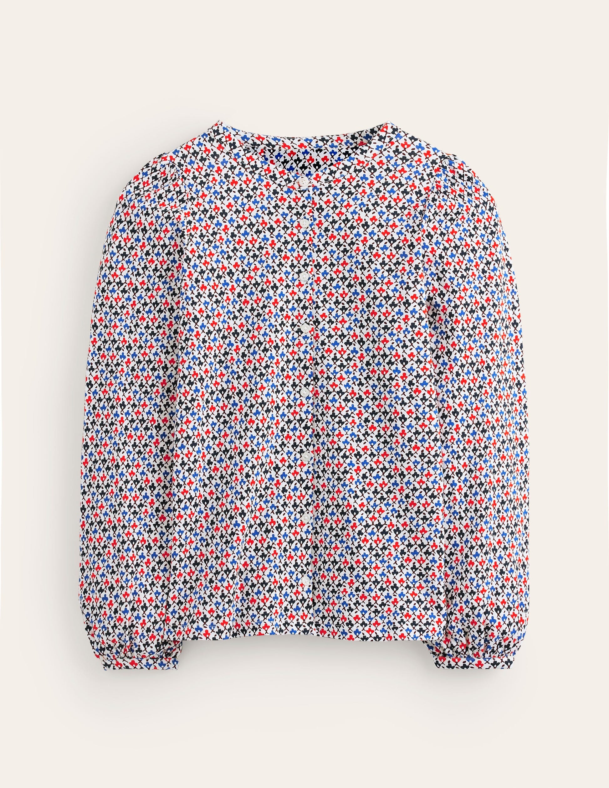 Marina Jersey Shirt-Multi, Trellis Bud-5