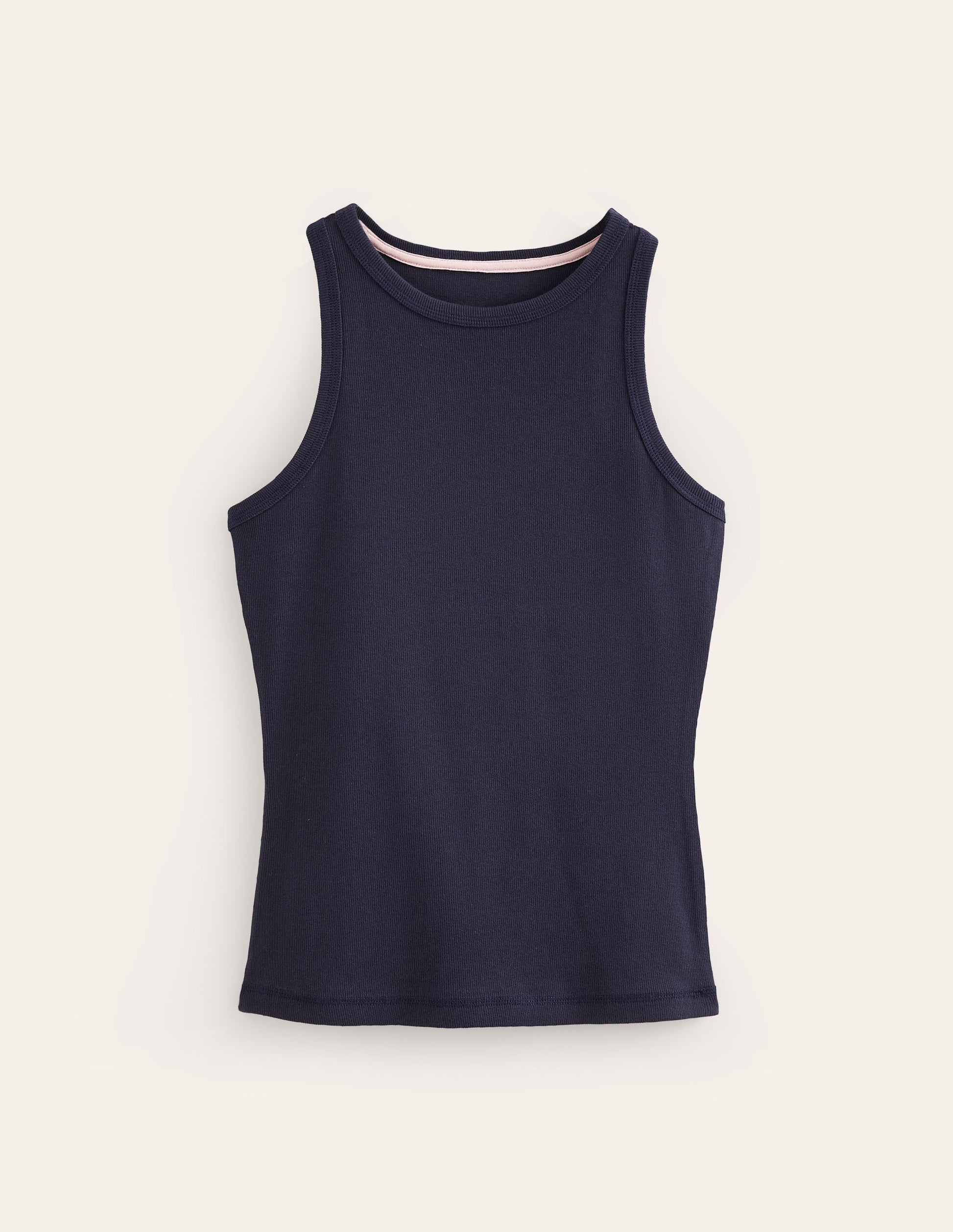 Ribbed Racer Vest-Navy-5