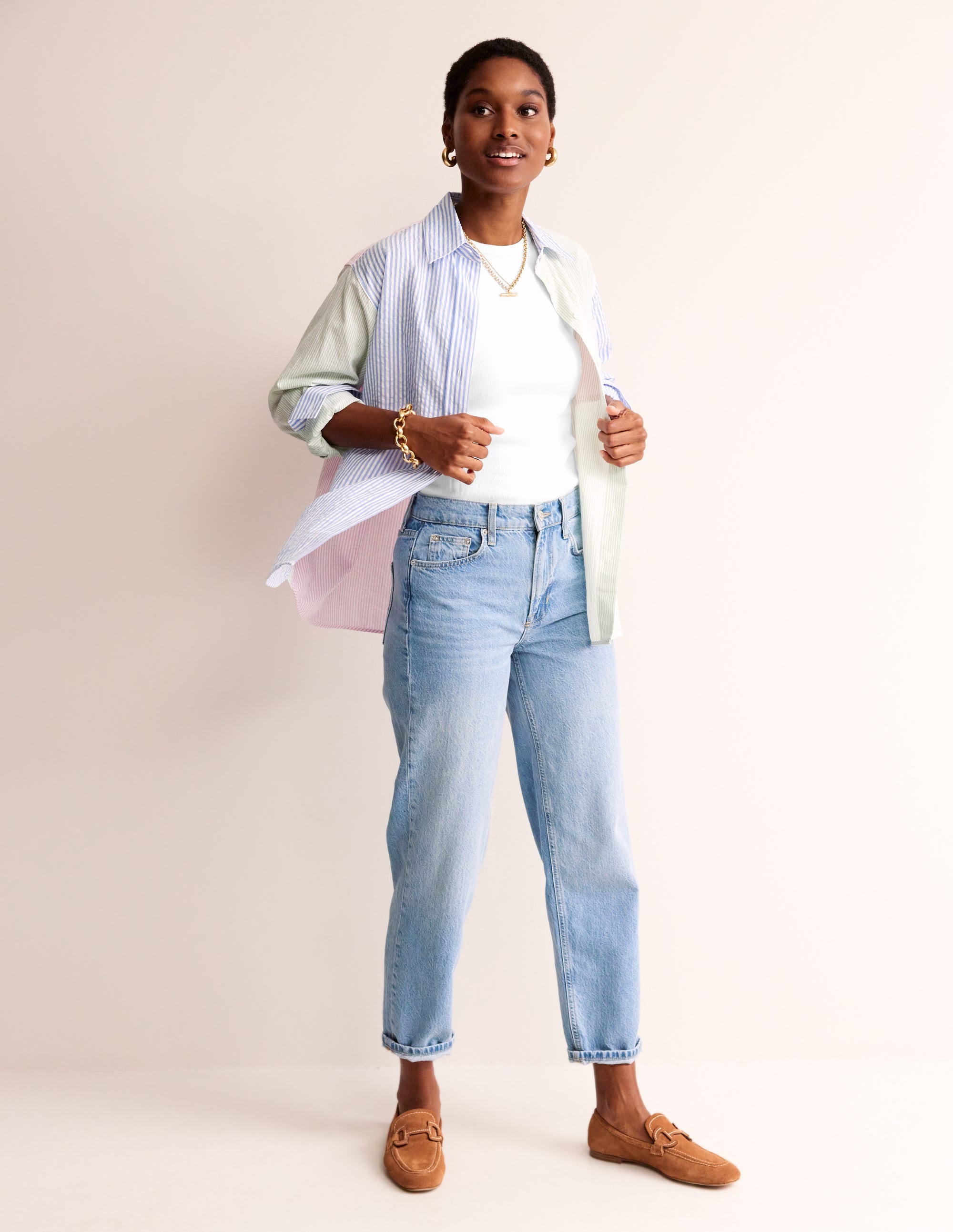 Ribbed Racer Vest-White - Image 4