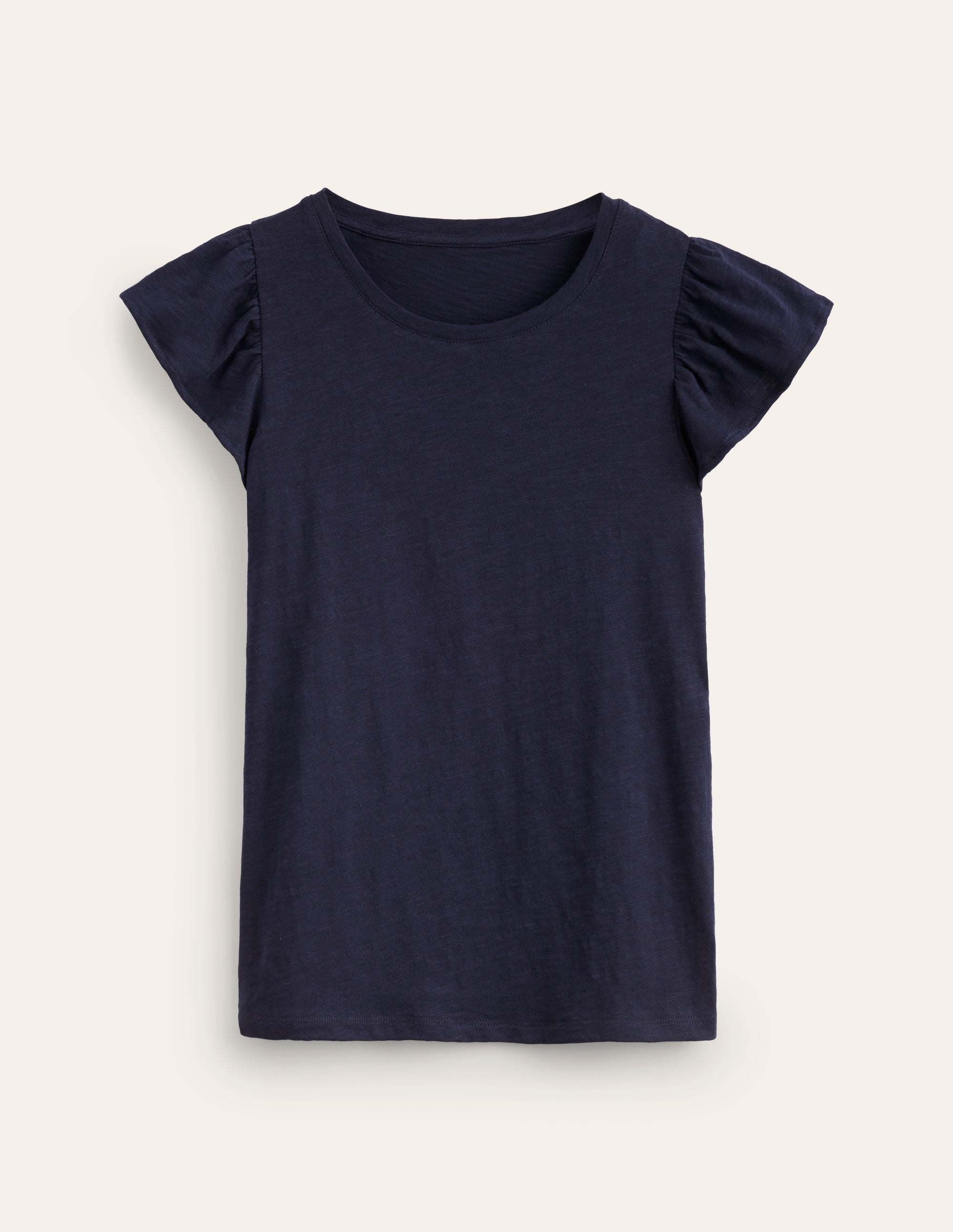 Cotton Flutter Top-Navy - Image 5