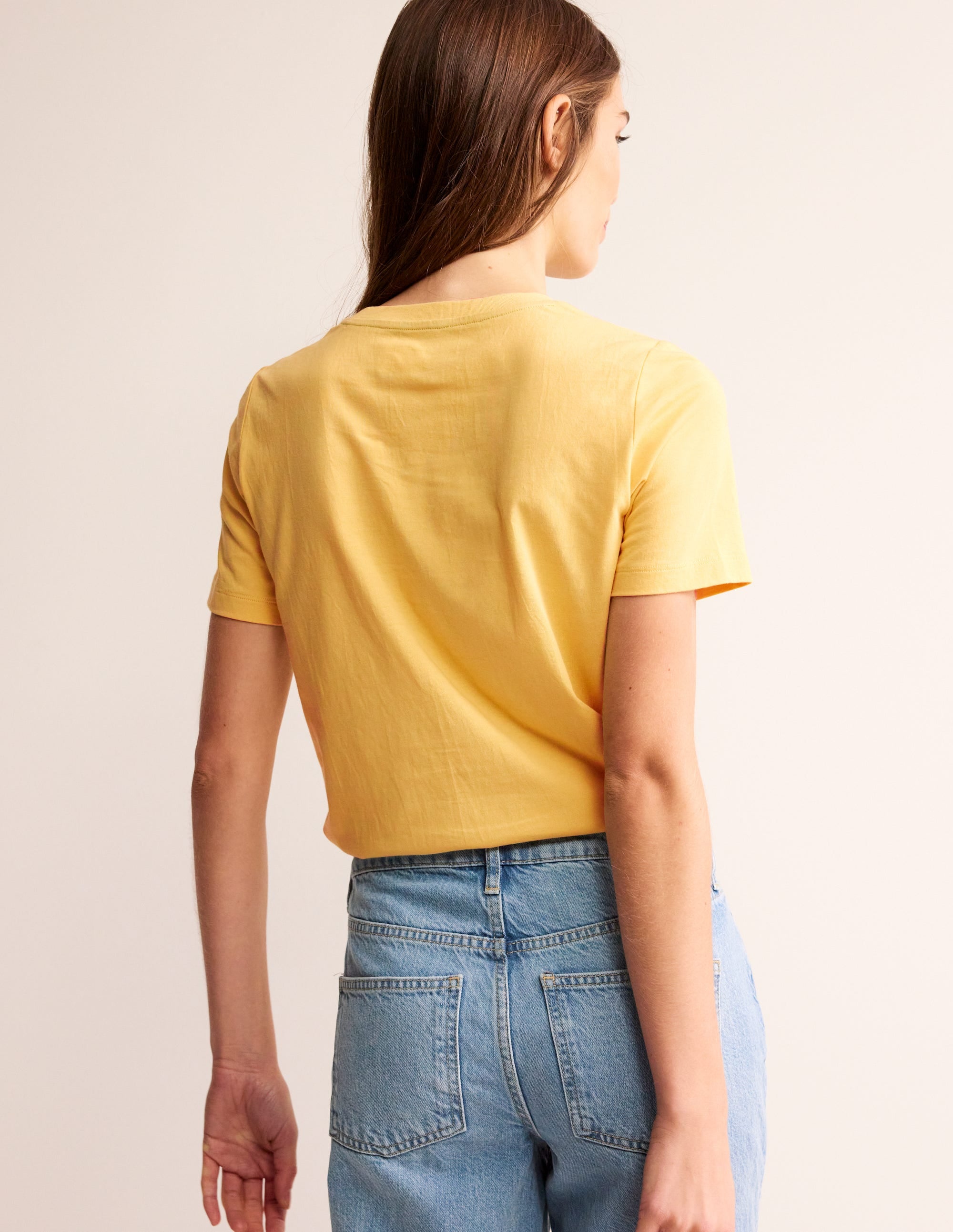 Rosa Embroidered T-Shirt-Dusky Citron, Bits and Bobs - Image 3