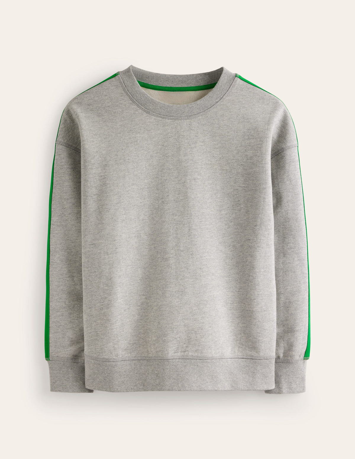 Emi Relaxed Sweatshirt-Grey Neon Stripe-5