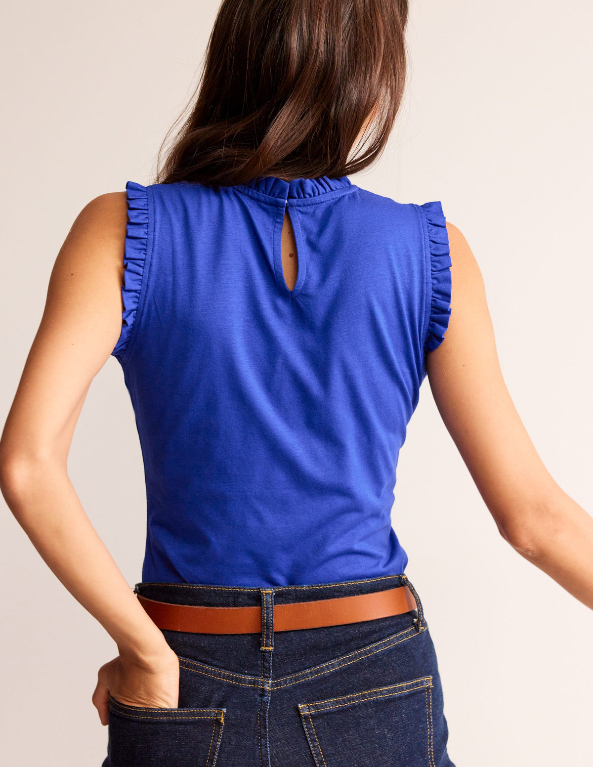 Supersoft Frill Detail Vest-Surf The Web-3