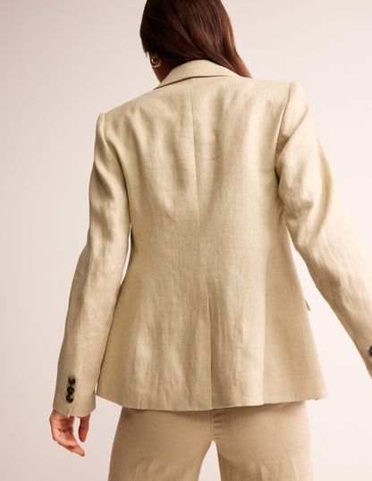 Marylebone Linen Blazer-Neutral-3
