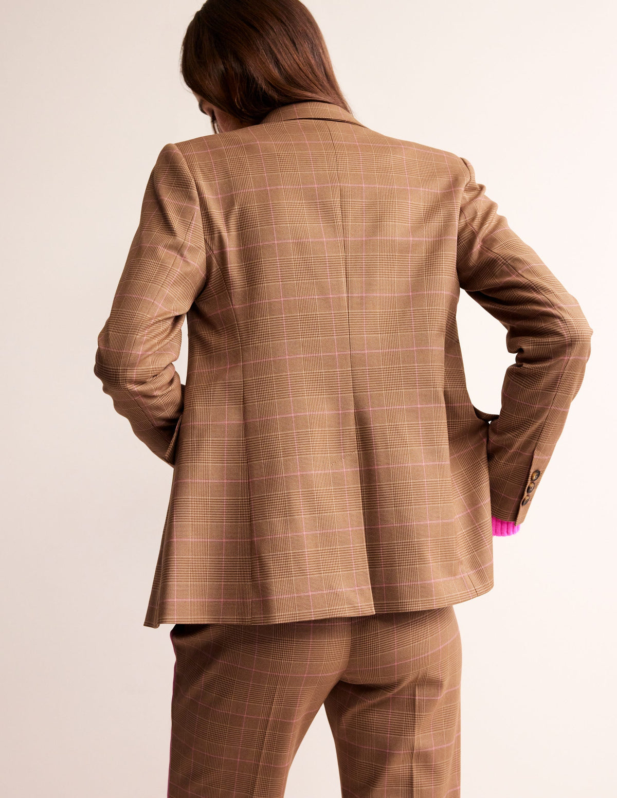 Marylebone Check Blazer-Check - Image 3