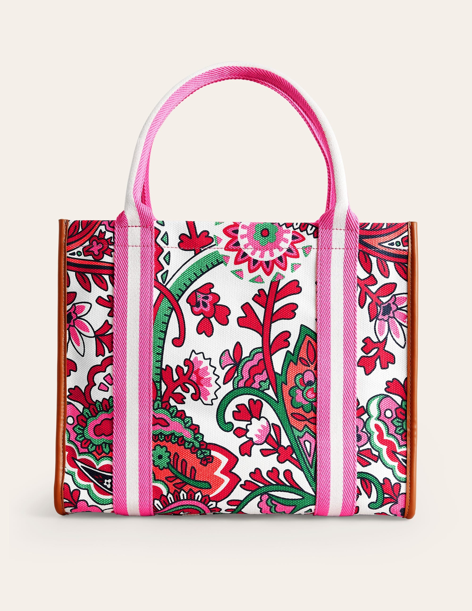 Tilda Canvas Tote Bag-Ivory, Fantastical Paisley - Image 2