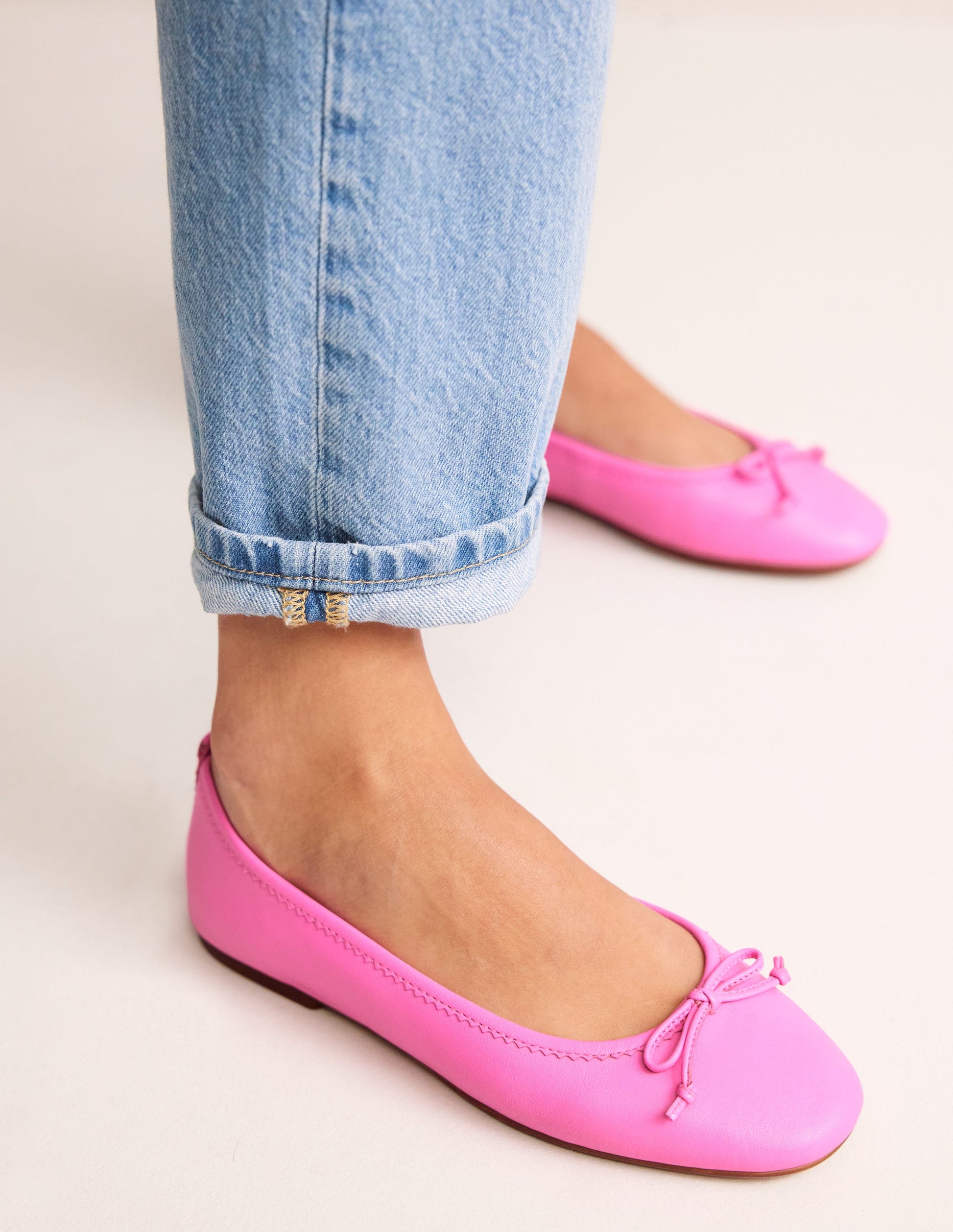 Kitty Flexi Sole Ballet Pumps-Festival Pink-2