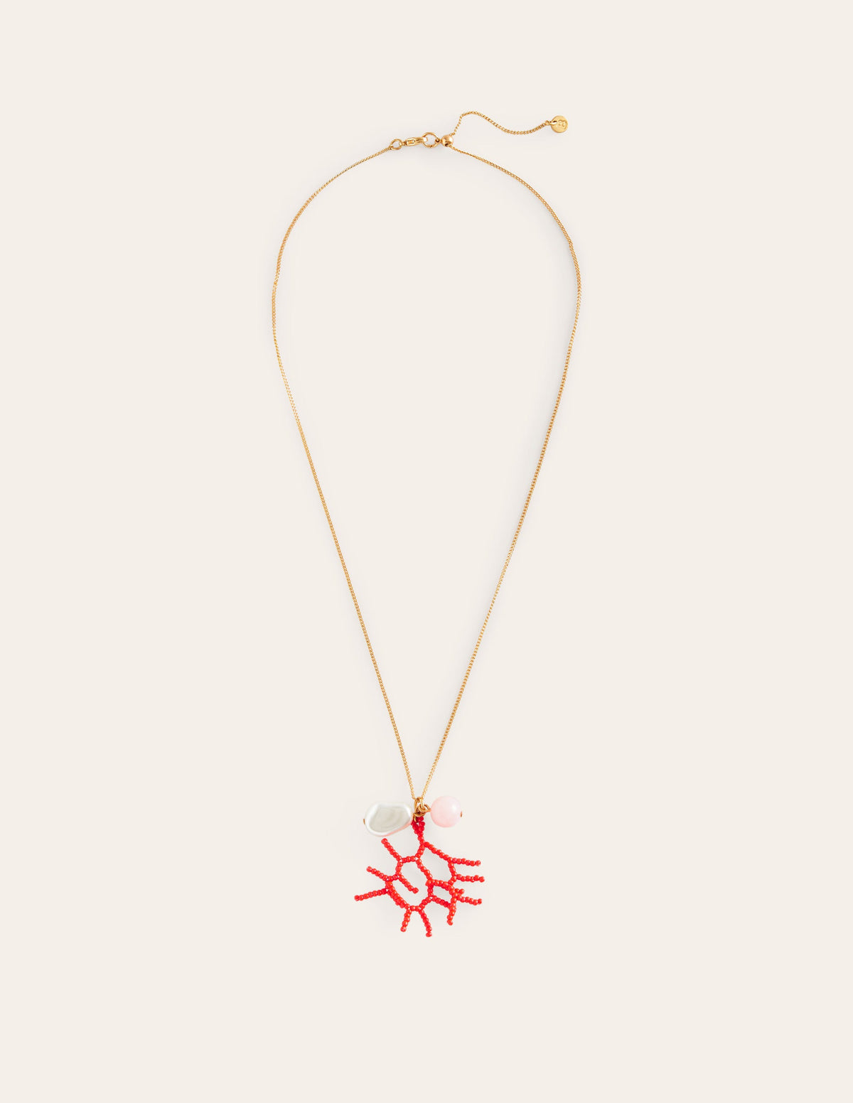 Cluster Hoop Pendant-Pink - Image 2