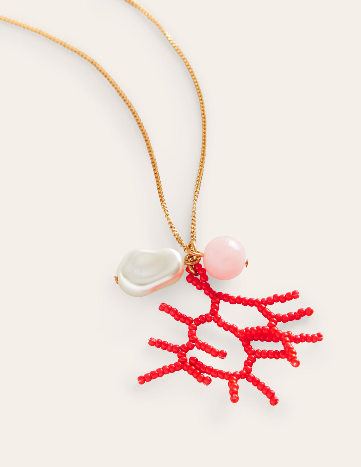 Cluster Hoop Pendant-Pink - Image 3