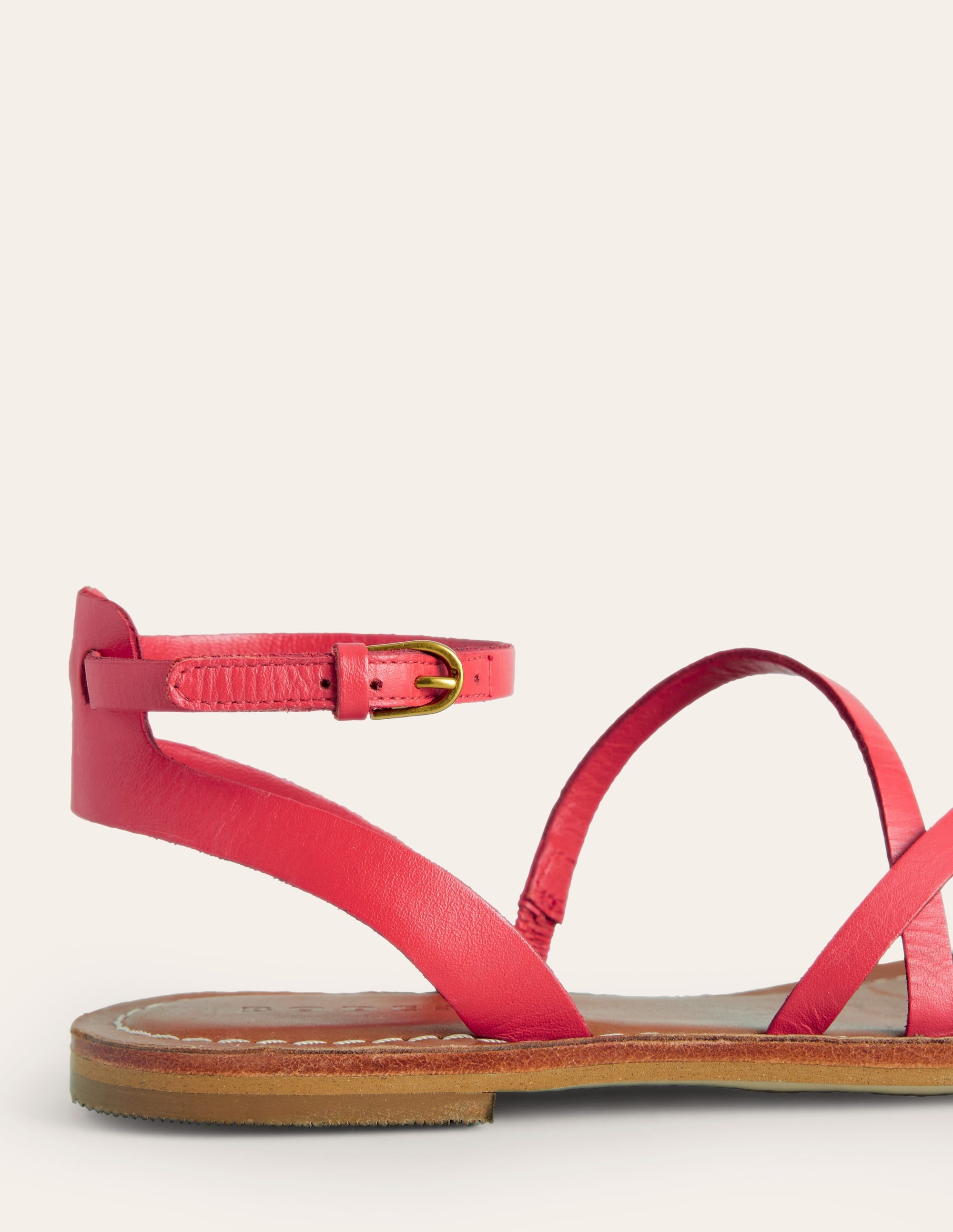 Everyday Flat Sandals-Post Box Red - Image 4