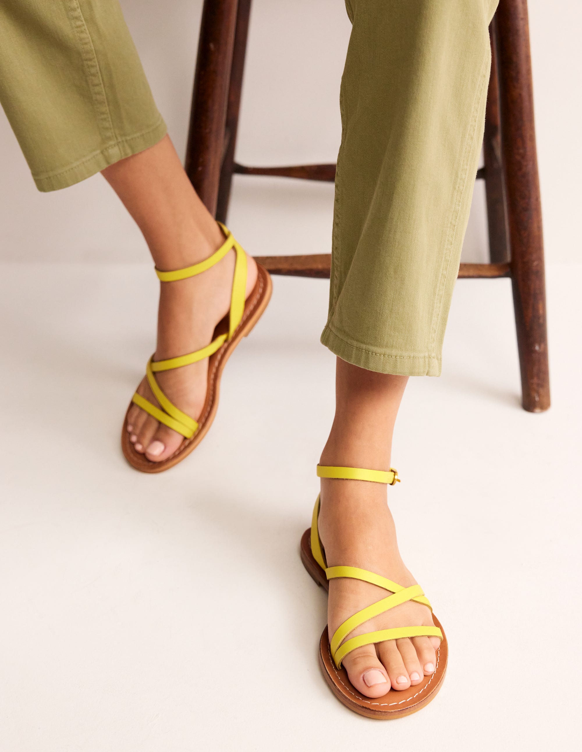 Everyday Flat Sandals-Mimosa Yellow - Image 1