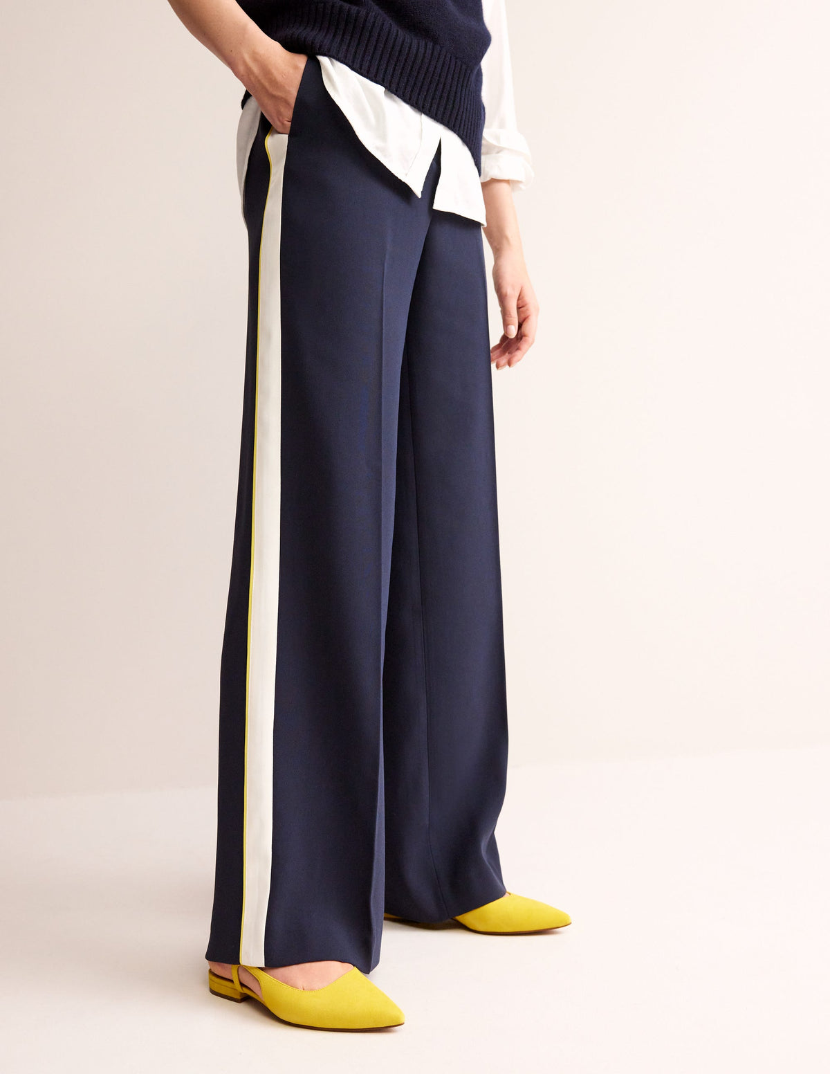 Cut Out Slingback Flat-Maximillion Yellow - Image 1