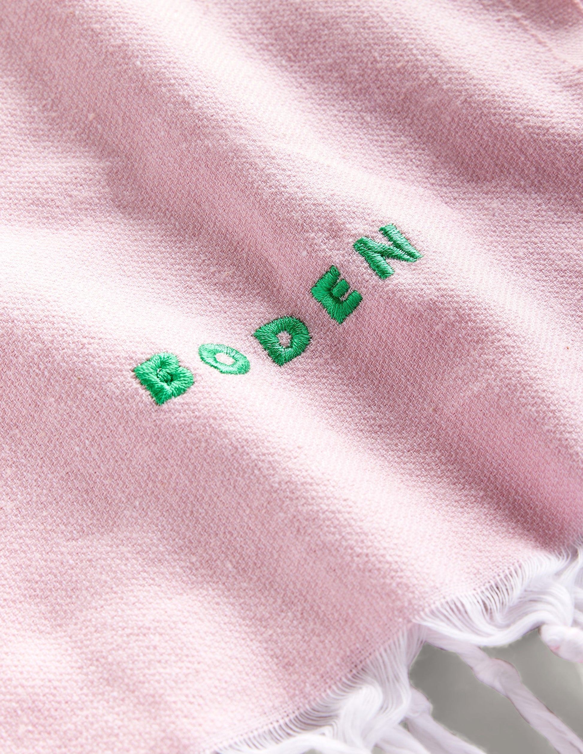 Hammam Towel-Firecracker Orange and Pink-2