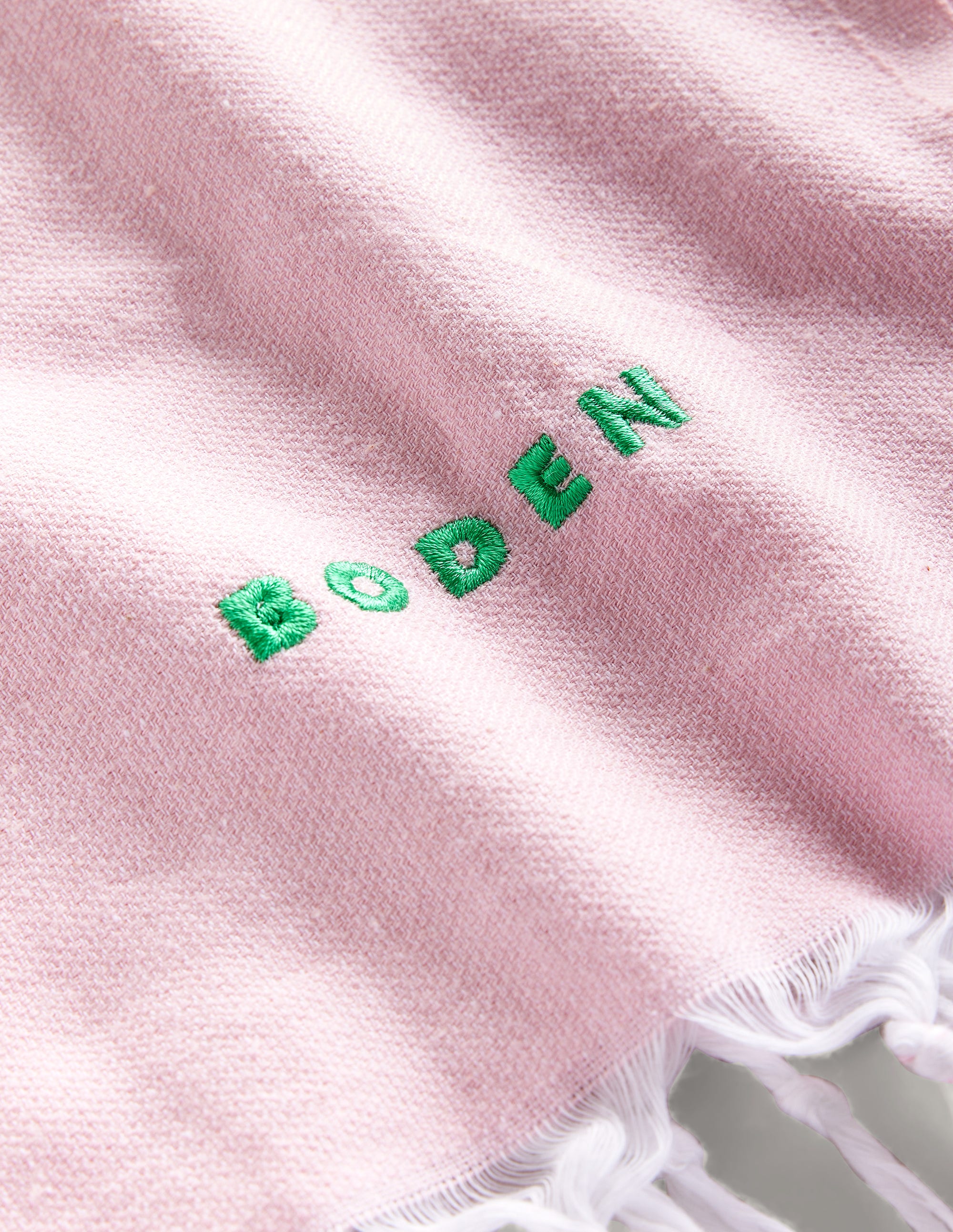 Hammam Towel-Firecracker Orange and Pink - Image 2