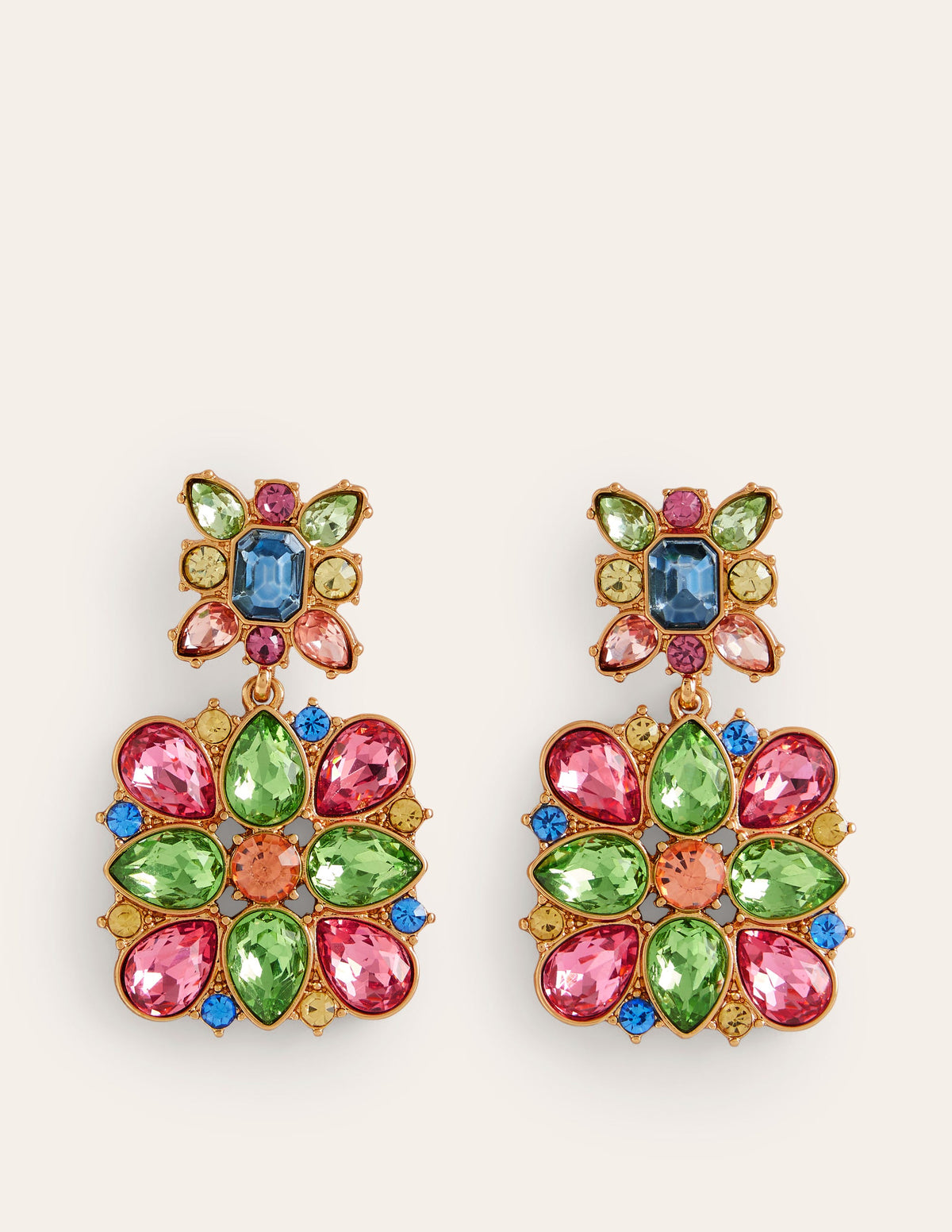 Jewel Mega Earrings-Multi - Image 1