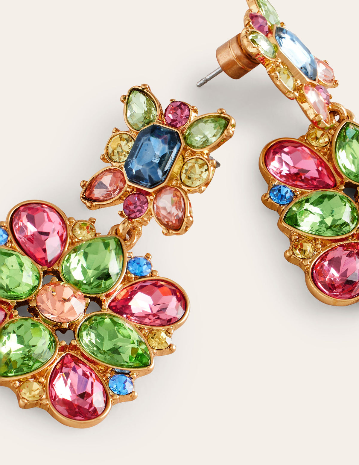 Jewel Mega Earrings-Multi - Image 3