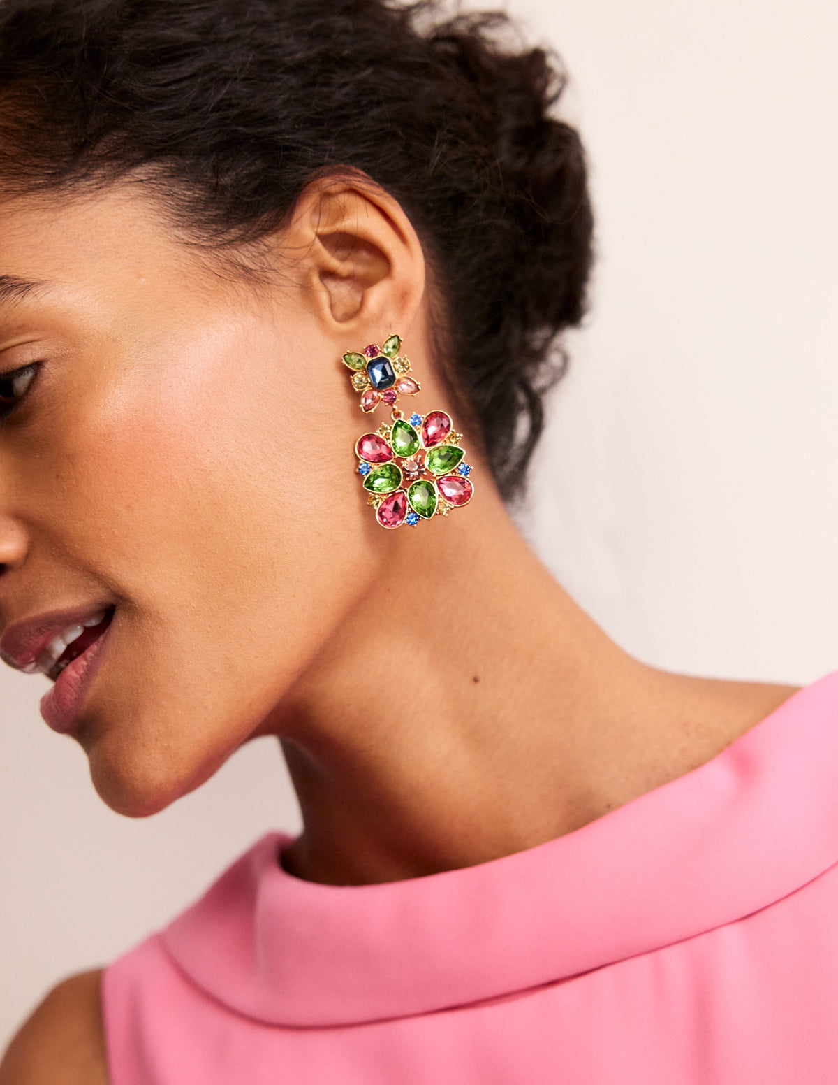 Jewel Mega Earrings-Multi-2