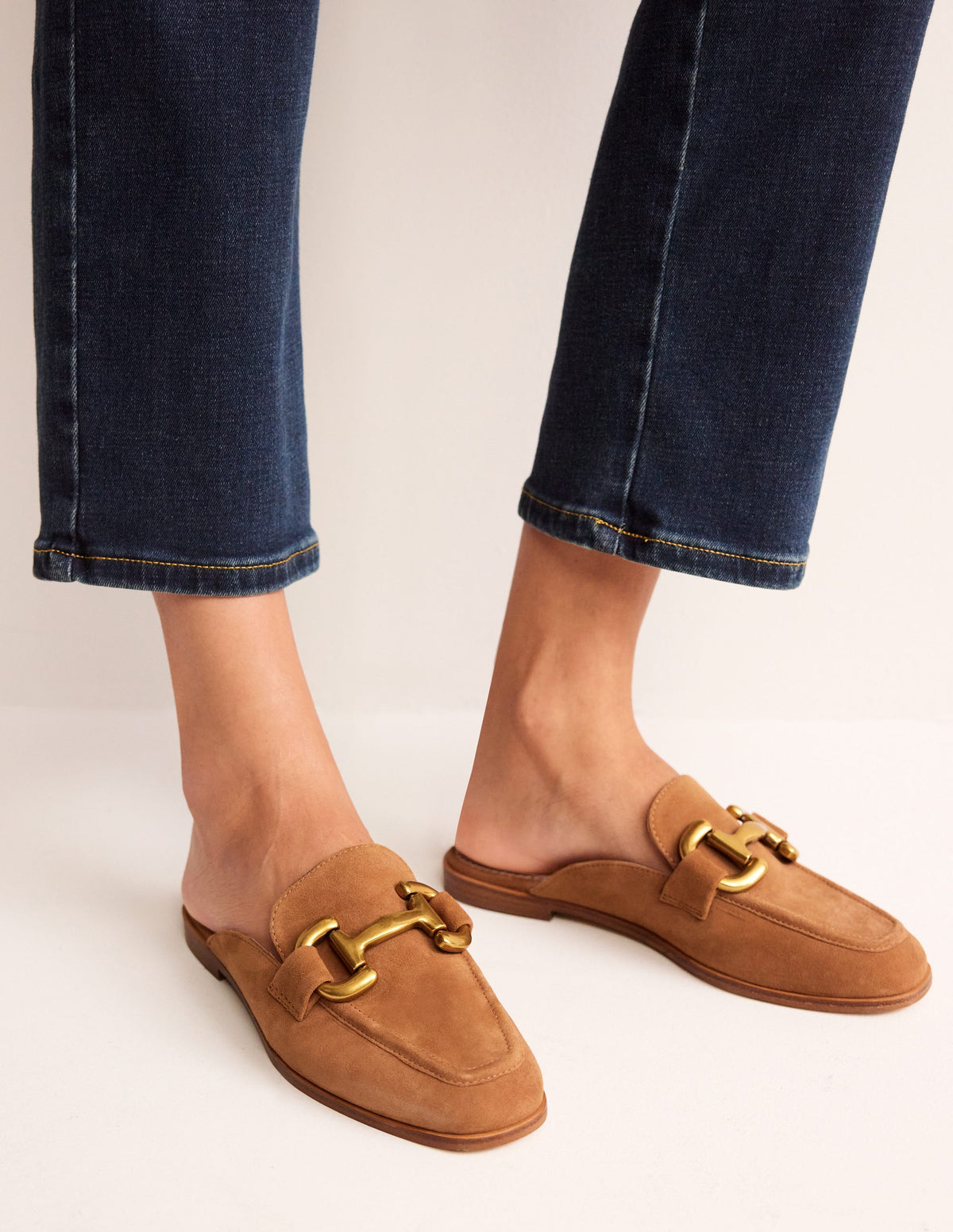 Iris Snaffle Mule Loafers-Ginger Snap - Image 1