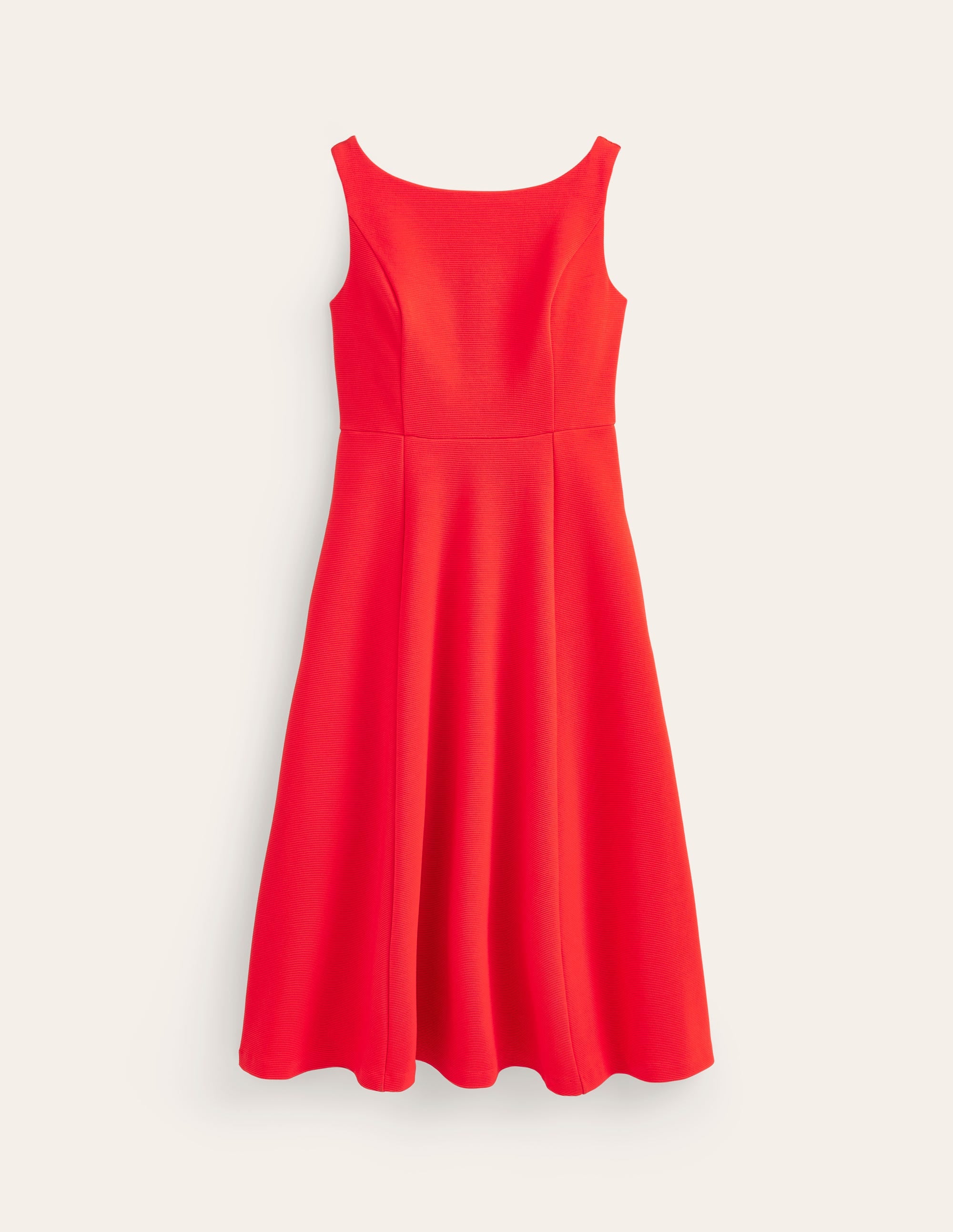 Scarlet Ottoman Ponte Dress-Flame Scarlet - Image 6