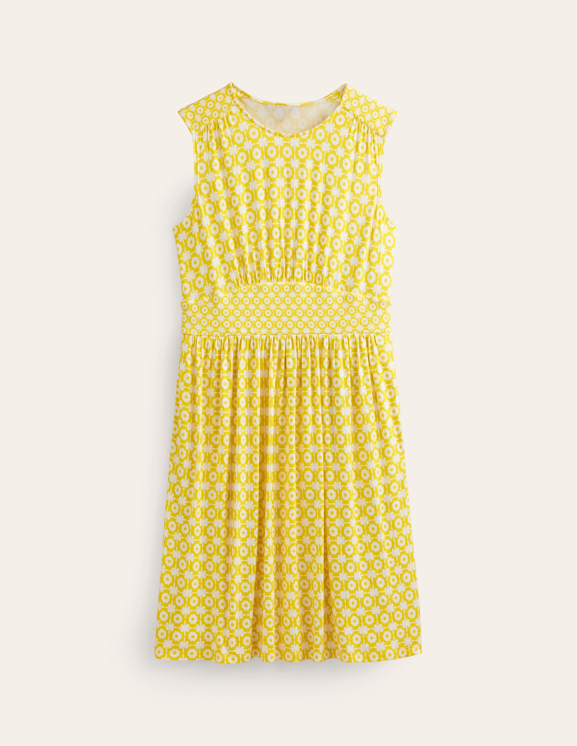 Thea Sleeveless Short Dress-Passionfruit, Blossom tile - Image 5