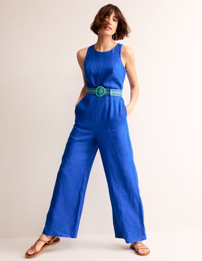 Carla Linen Jumpsuit-Surf The Web-1