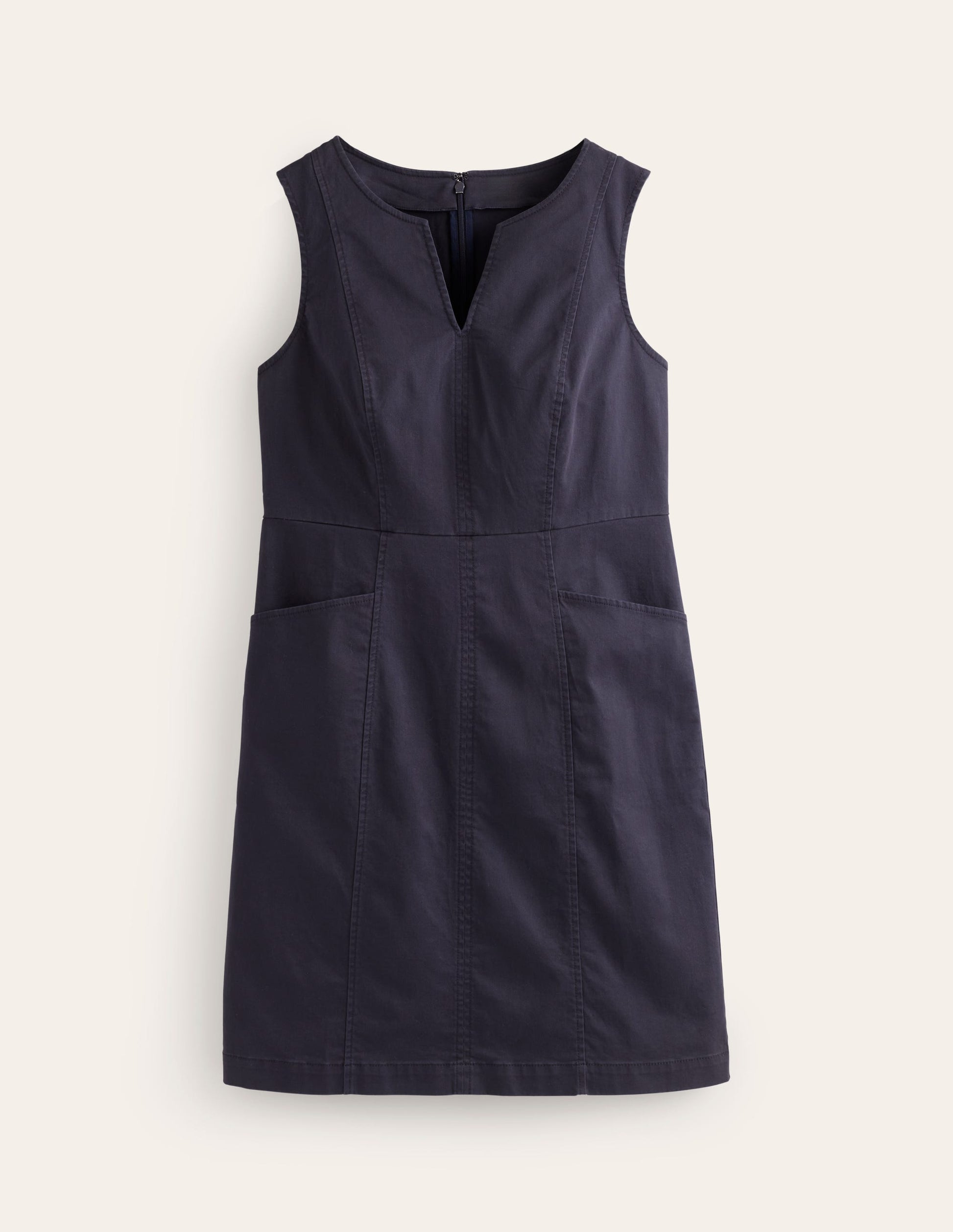 Helena Chino Short Dress-Navy-5