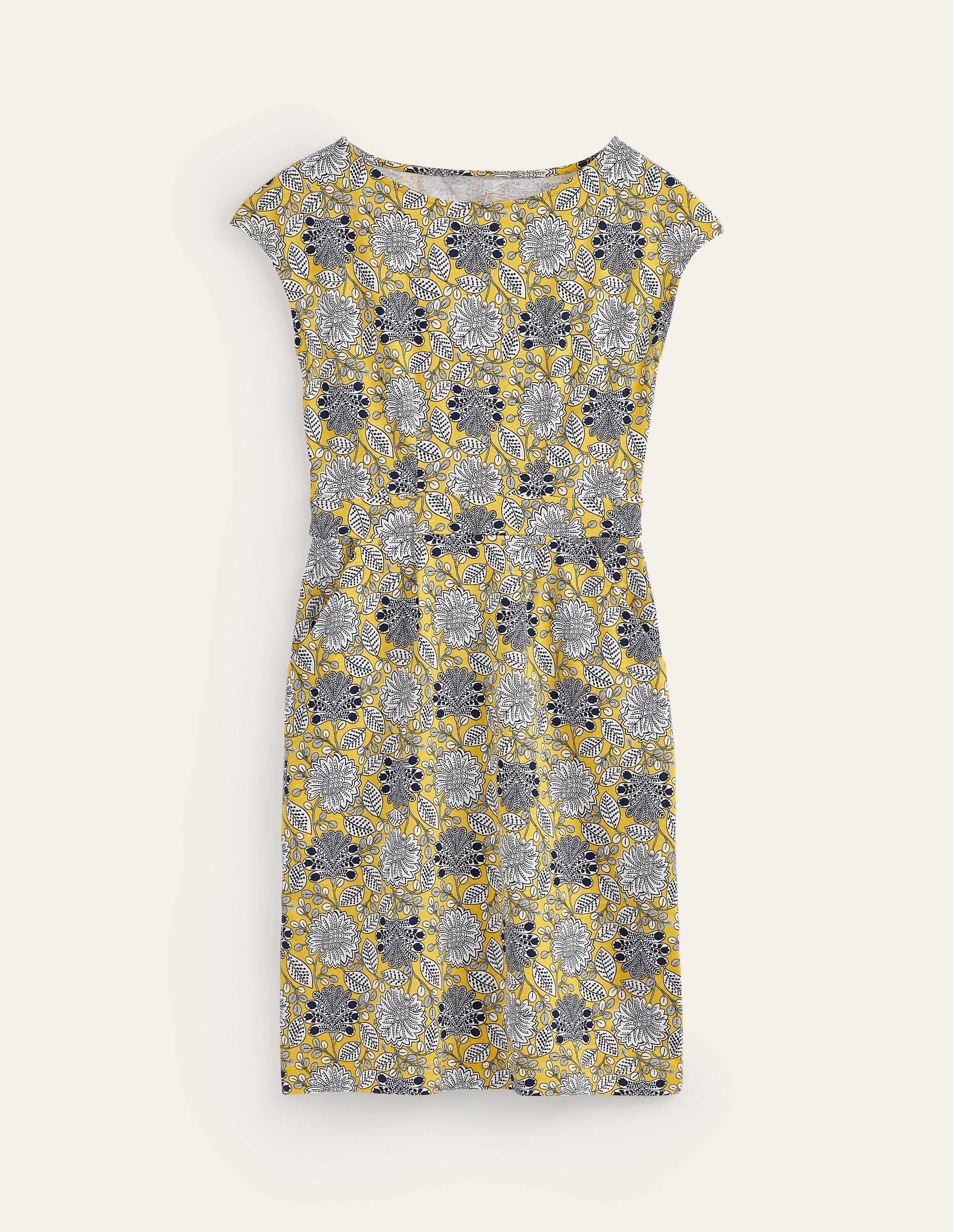 Florrie Jersey Dress-Passion Fruit, Gardenia Swirl - Image 6