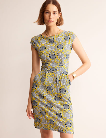 Florrie Jersey Dress-Passion Fruit, Gardenia Swirl-1