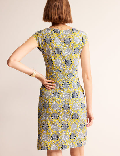 Florrie Jersey Dress-Passion Fruit, Gardenia Swirl-3