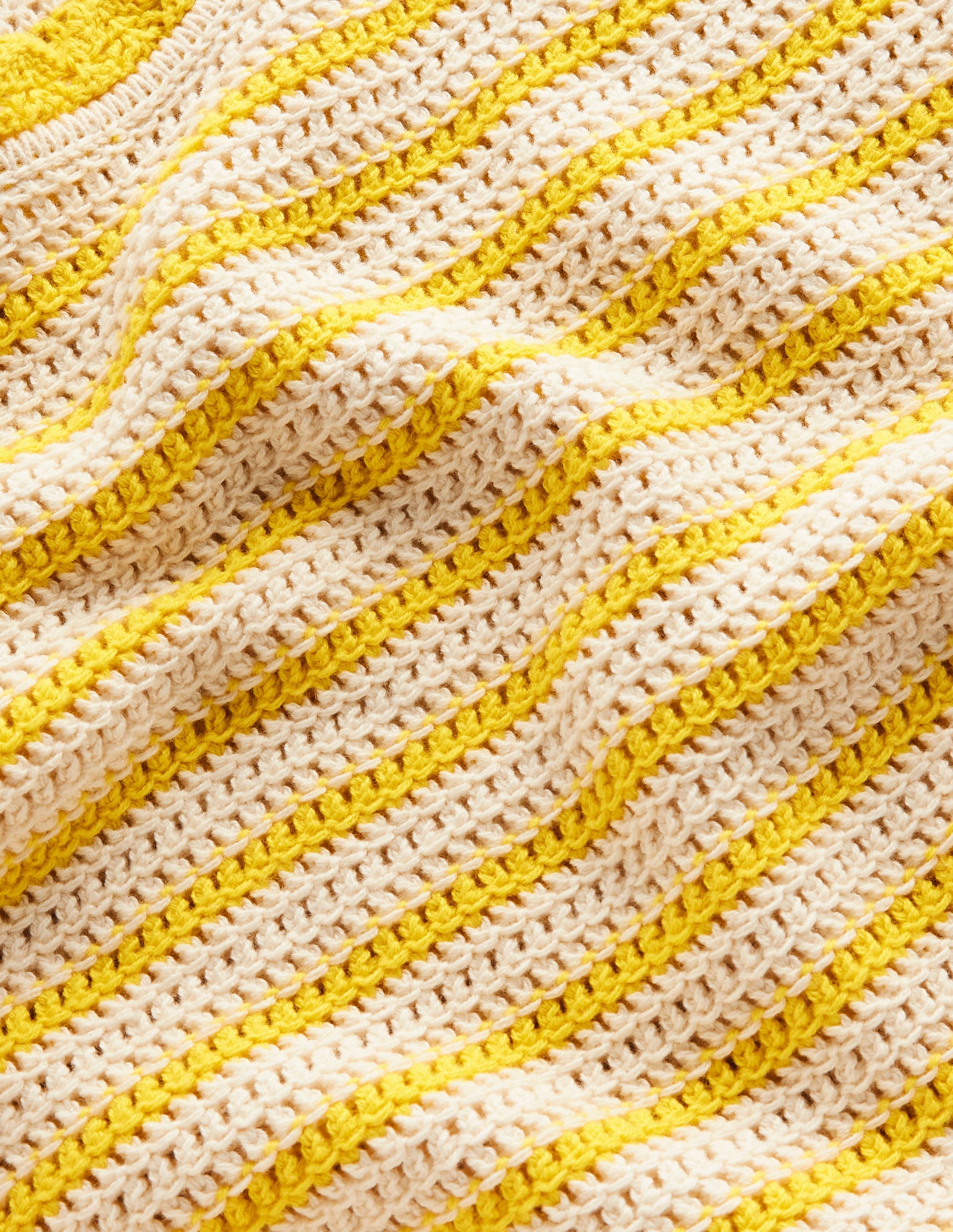 Textured Scallop Tank-Ivory/ Mimosa Yellow - Image 7