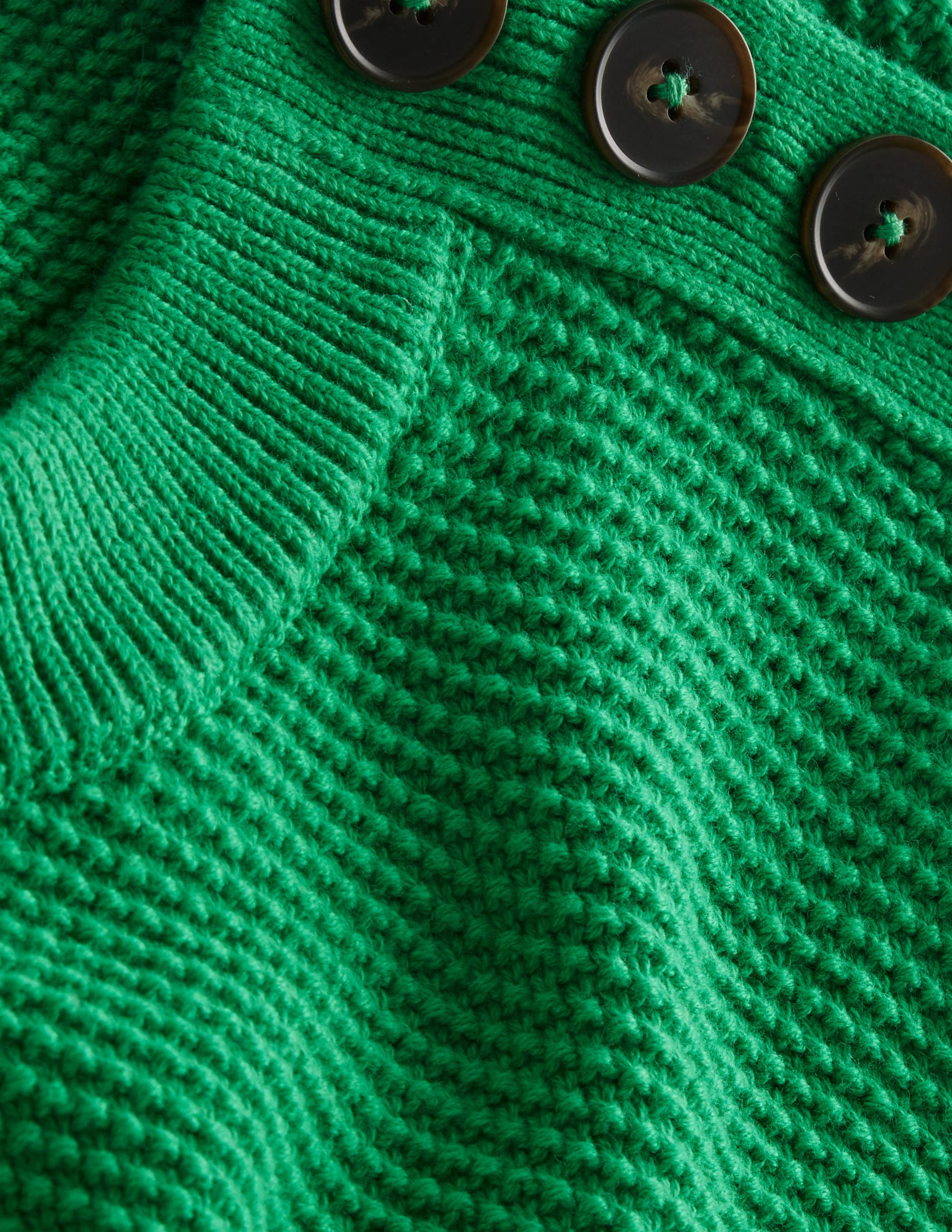 Button Detail Stitch Jumper-Bright Green-7