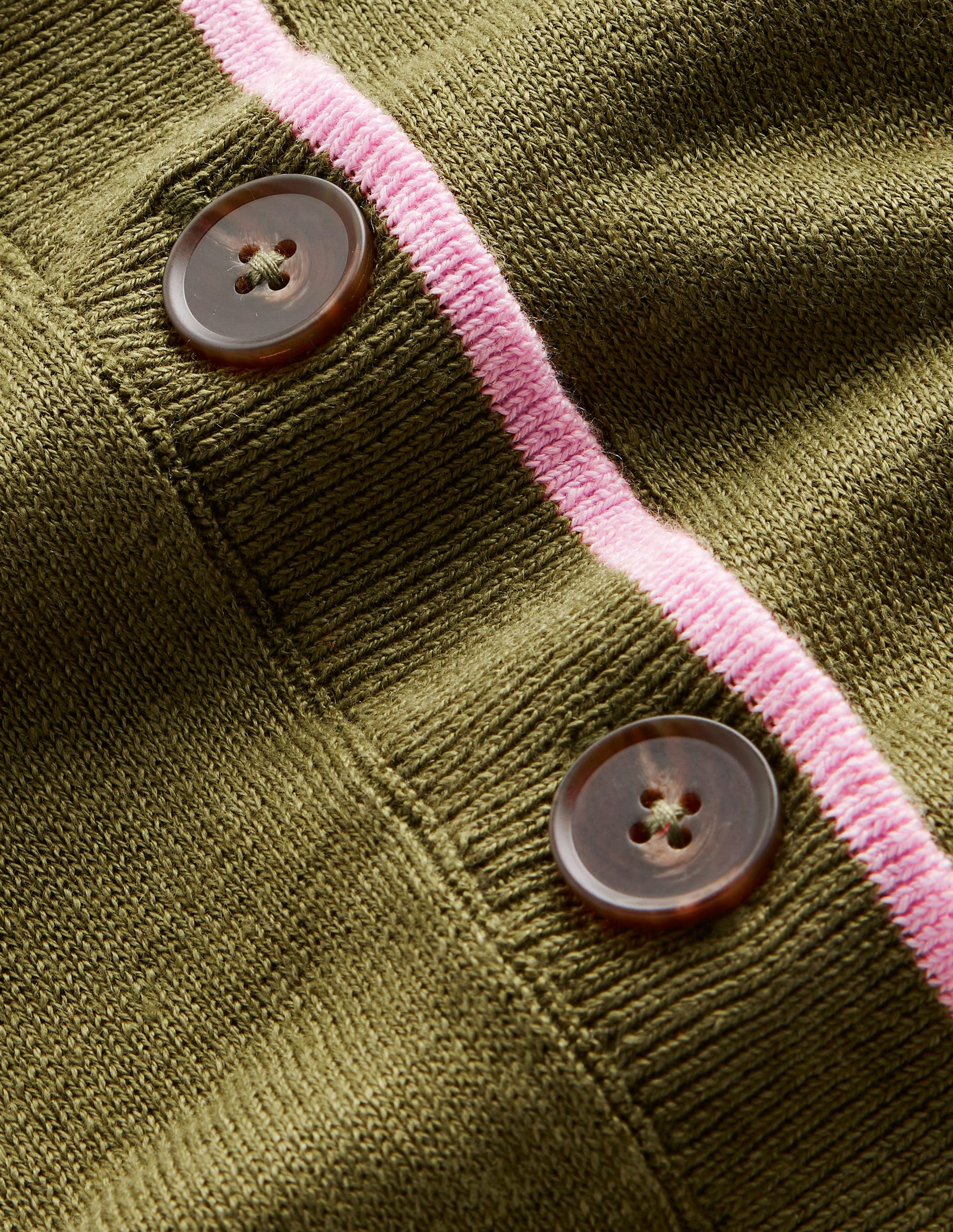 Maggie V-Neck Linen Cardigan-Spruce Green-6