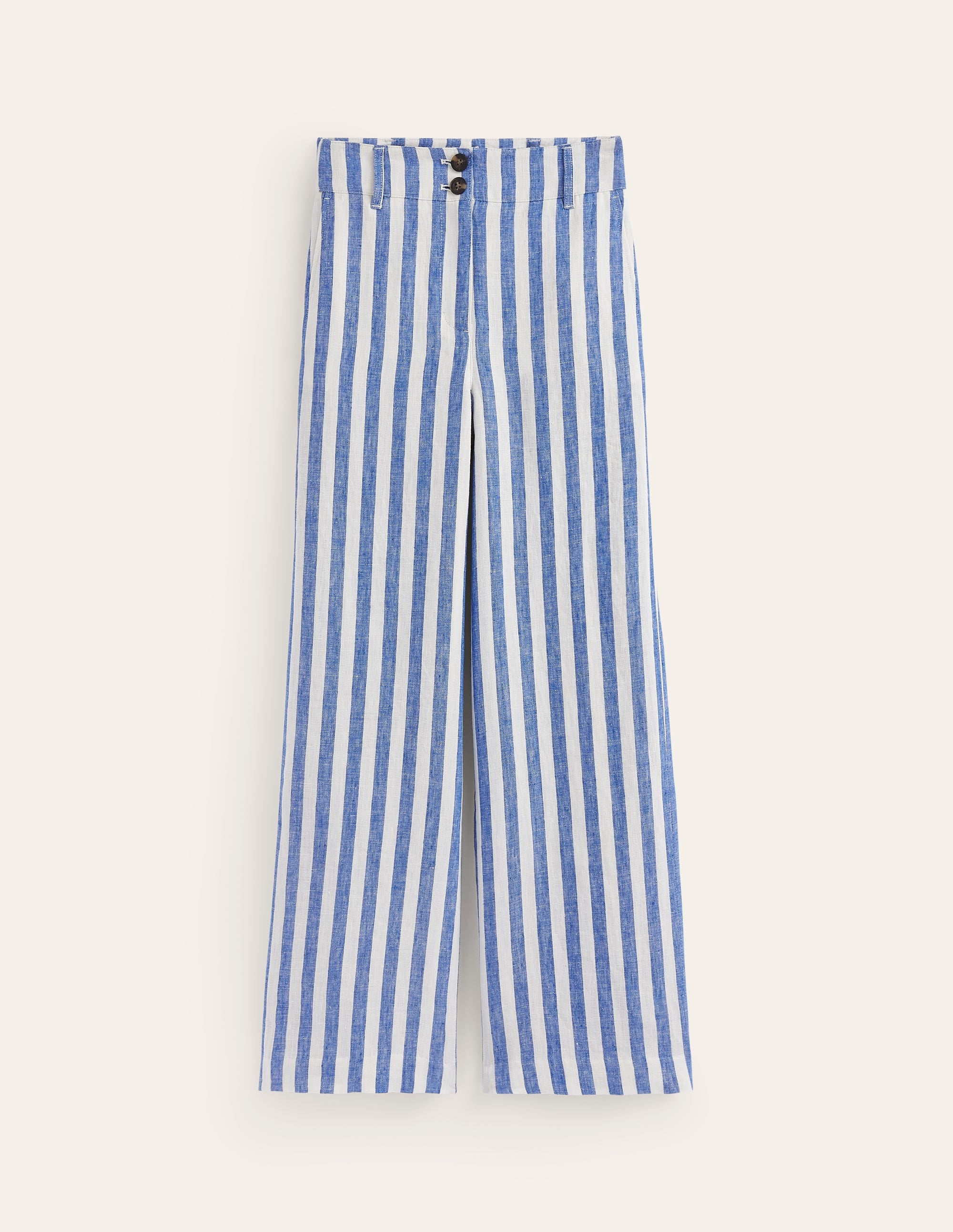 Westbourne Linen Trousers-Stripe - Image 6