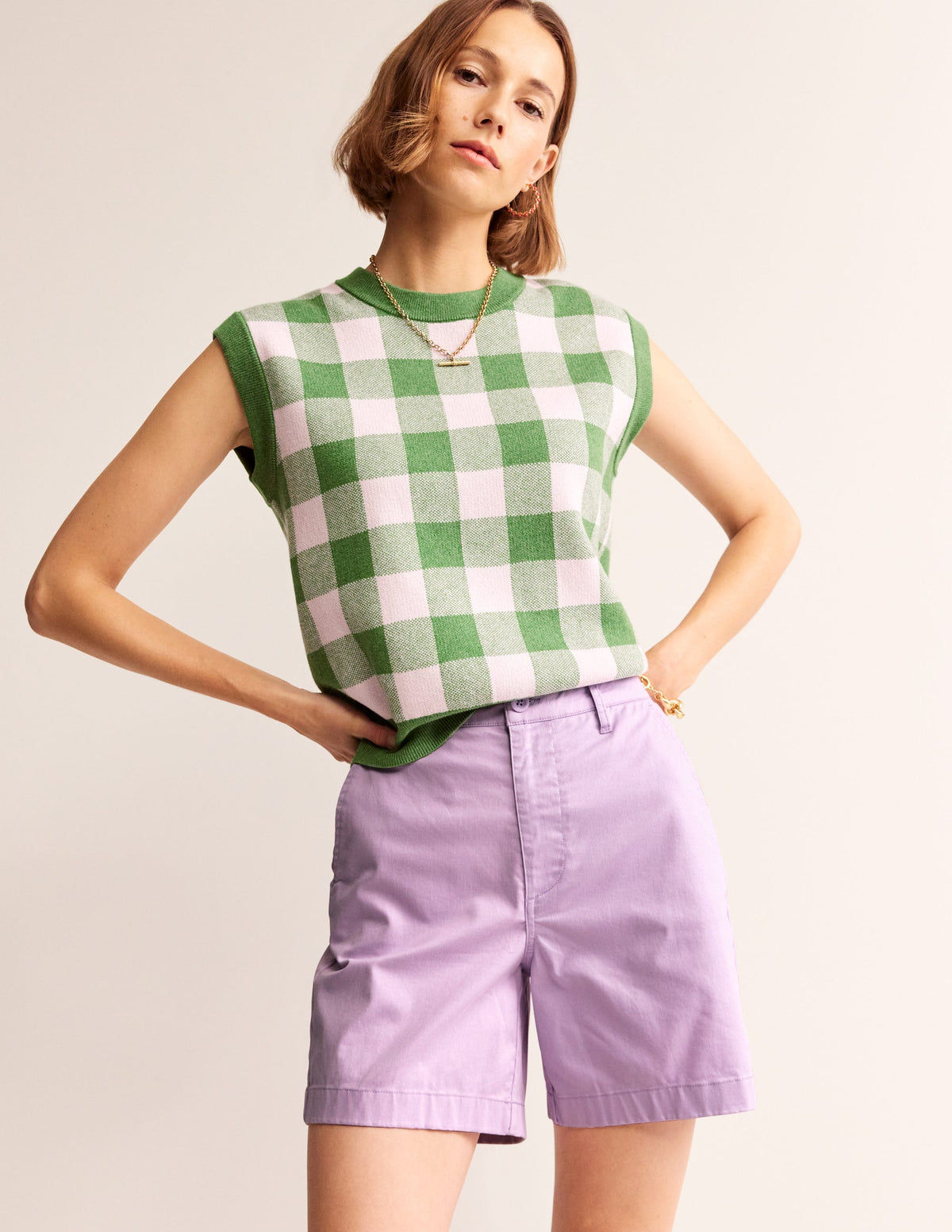 Barnsbury Chino Short-Orchid Bloom - Image 1