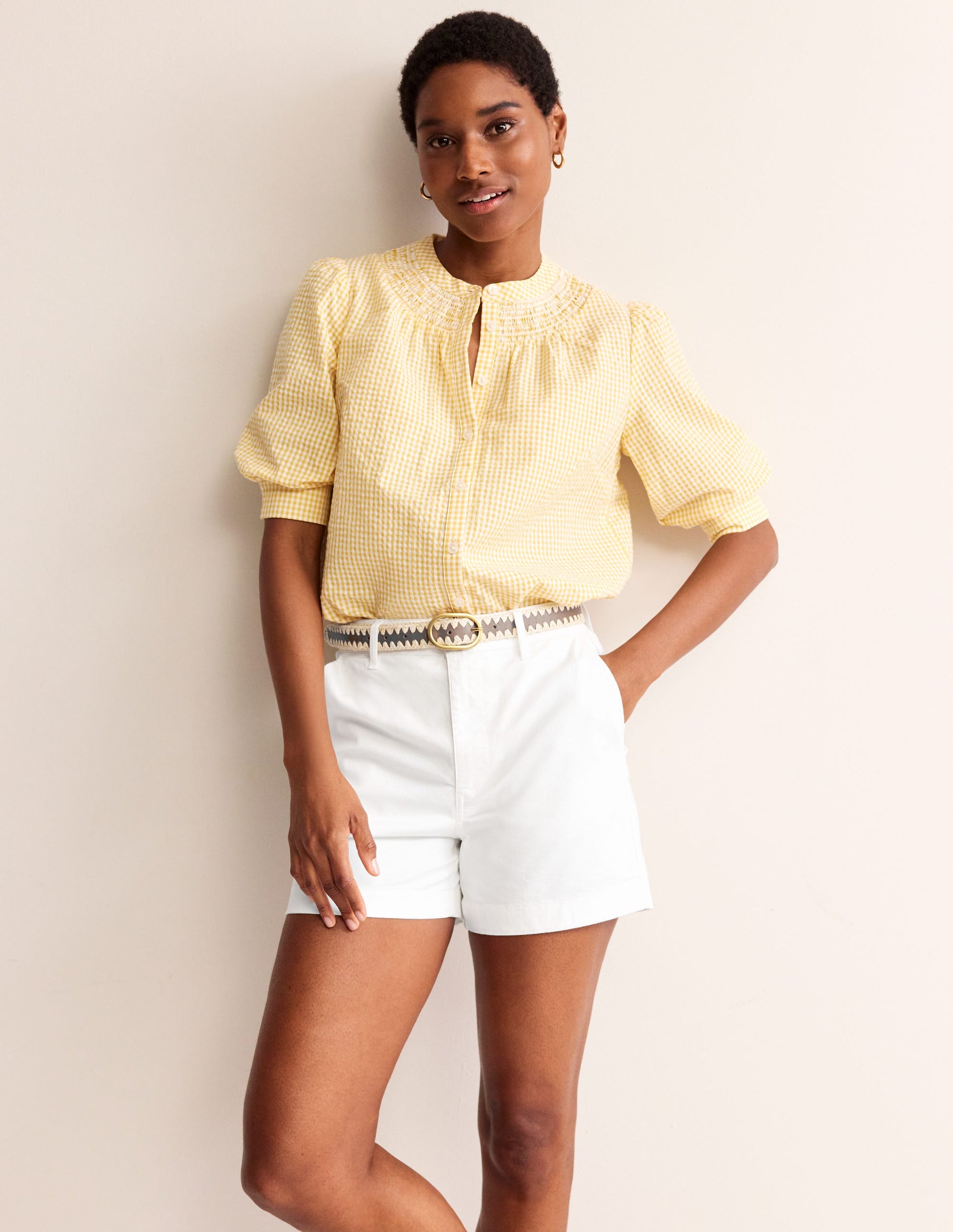 Barnsbury Chino Short-White-1
