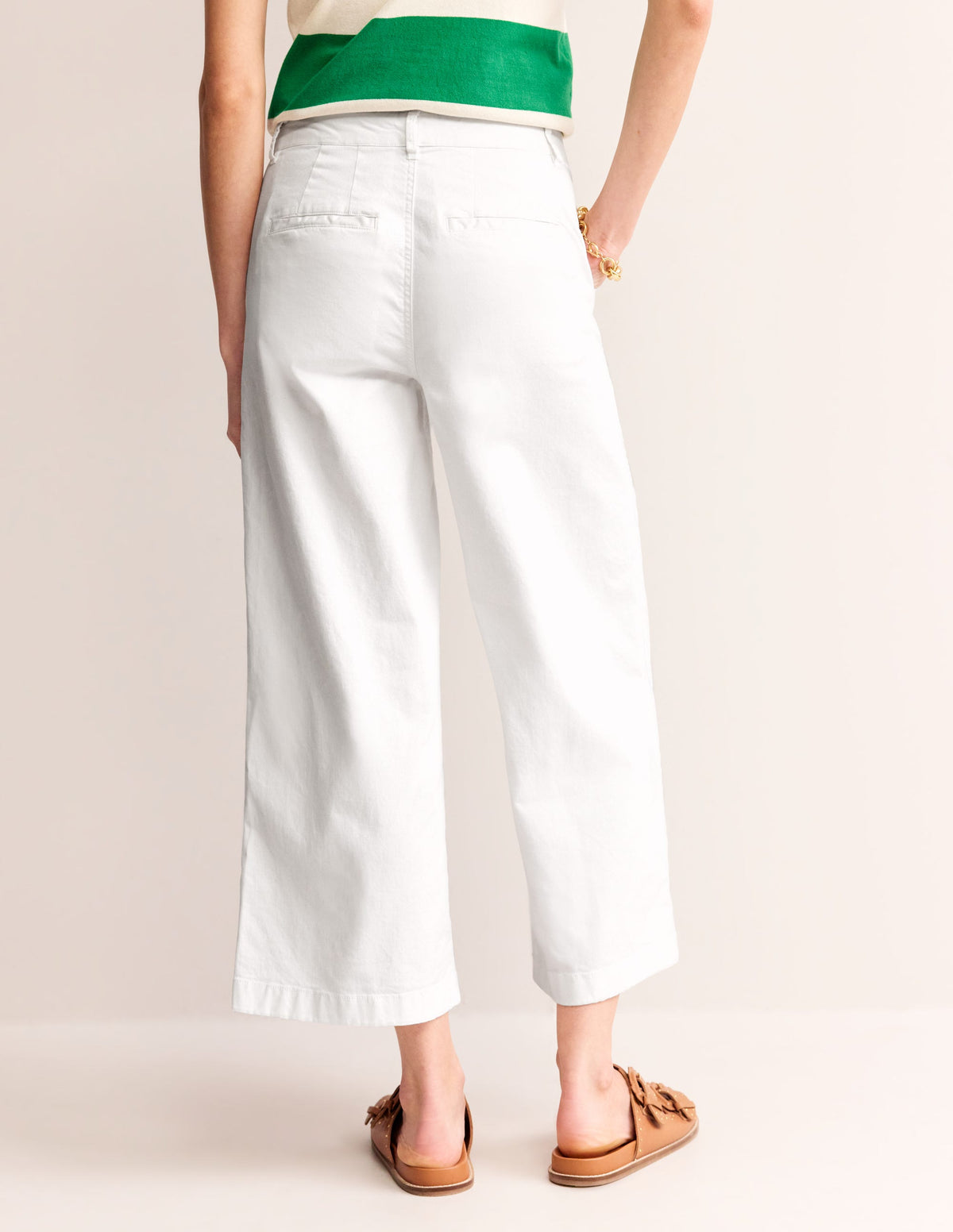 BARNSBURY WIDE LEG CHINO-White - Image 3
