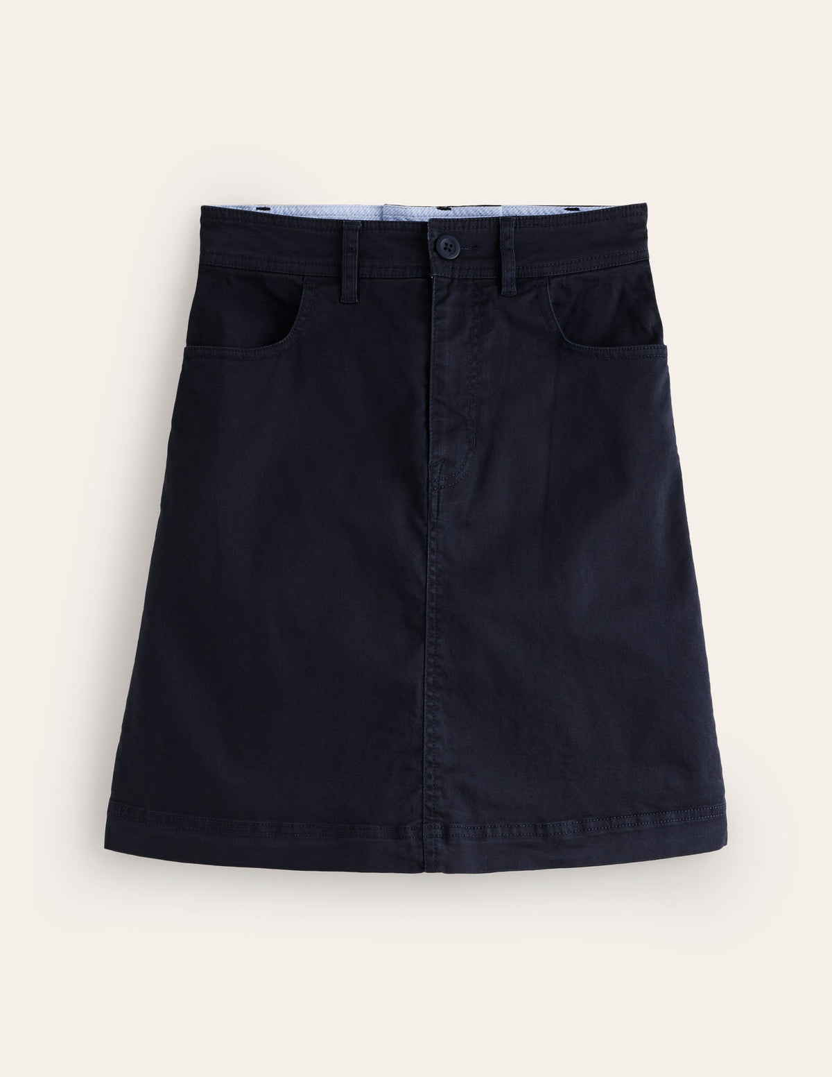 Nell Chino Skirt-Navy - Image 5